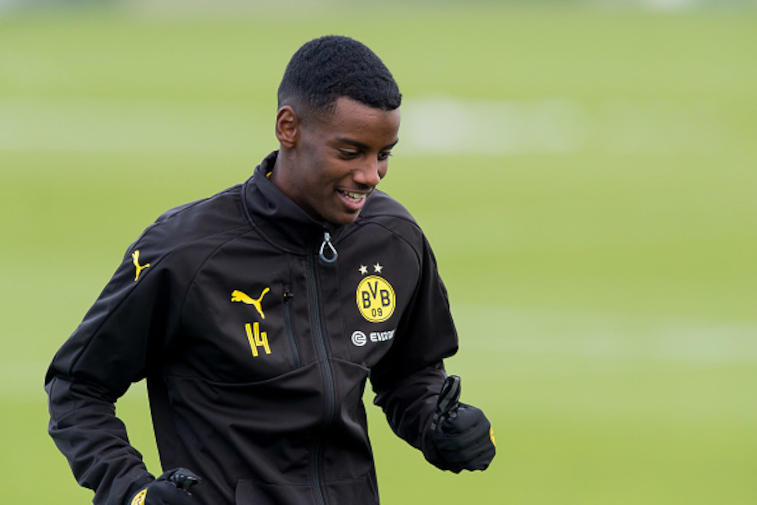 DORTMUND, GERMANY - JANUARY 25: Alexander Isak of Borussia Dortmund laughs during a training session at the BVB Training center on January 25, 2017 in Dortmund, Germany. (Photo by TF-Images/Getty Images) DORTMUND, GERMANY - JANUARY 25: Alexander Isak of Borussia Dortmund laughs during a training session at the BVB Training center on January 25, 2017 in Dortmund, Germany. (Photo by TF-Images/Getty Images)