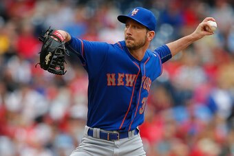 PHILADELPHIA, PA - OCTOBER 02: Jerry Blevins #39 of the New York Mets in action against the Philadelphia Phillies during a game at Citizens Bank Park on October 2, 2016 in Philadelphia, Pennsylvania. (Photo by Rich Schultz/Getty Images)