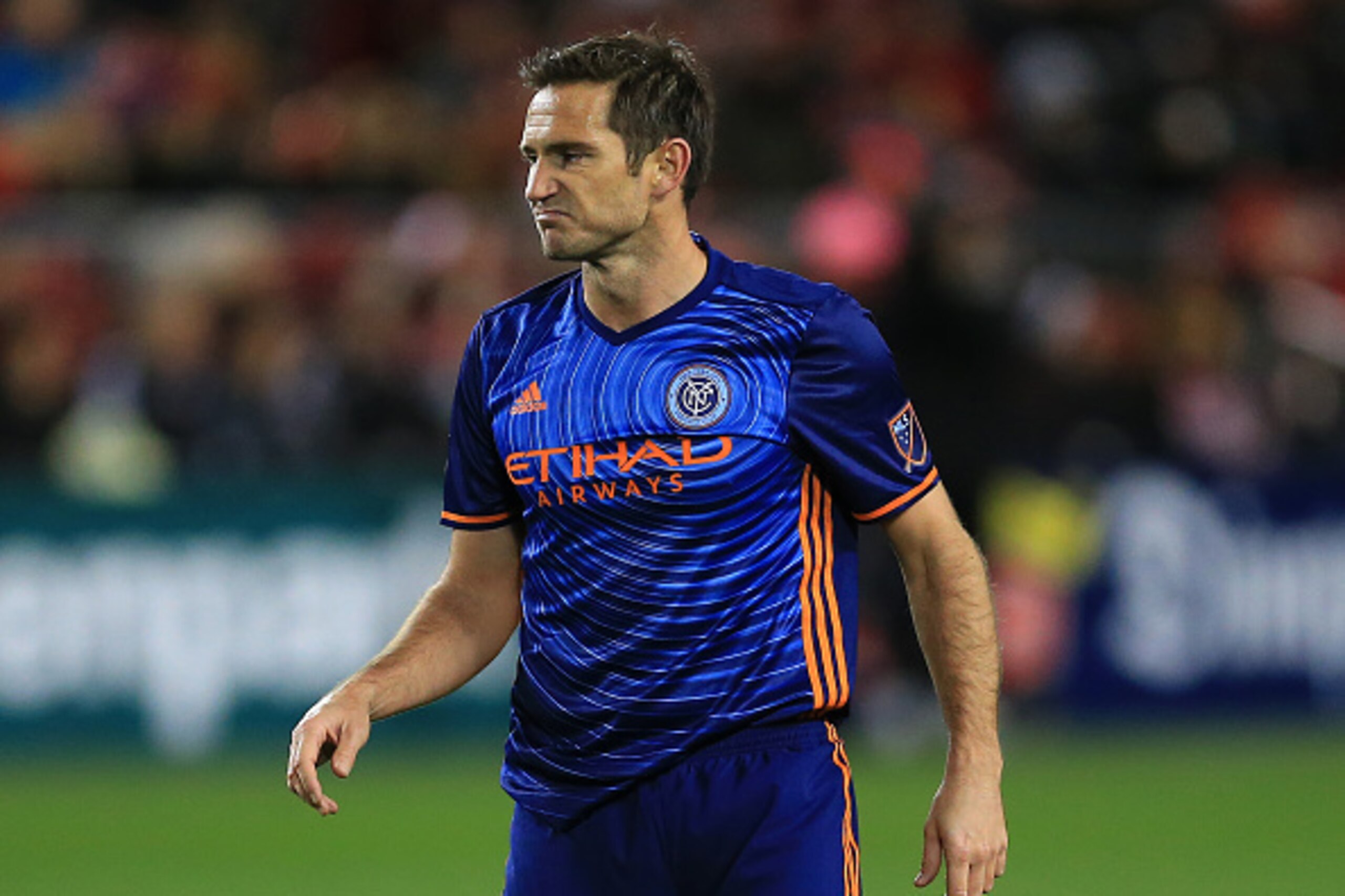 TORONTO, ON - OCTOBER 30:  Frank Lampard #8 of New York City FC reacts during the second half of an MLS Conference semi-final playoff game against Toronto FC at BMO Field on October 30, 2016 in Toronto, Ontario, Canada.  (Photo by Vaughn Ridley/Getty Imag