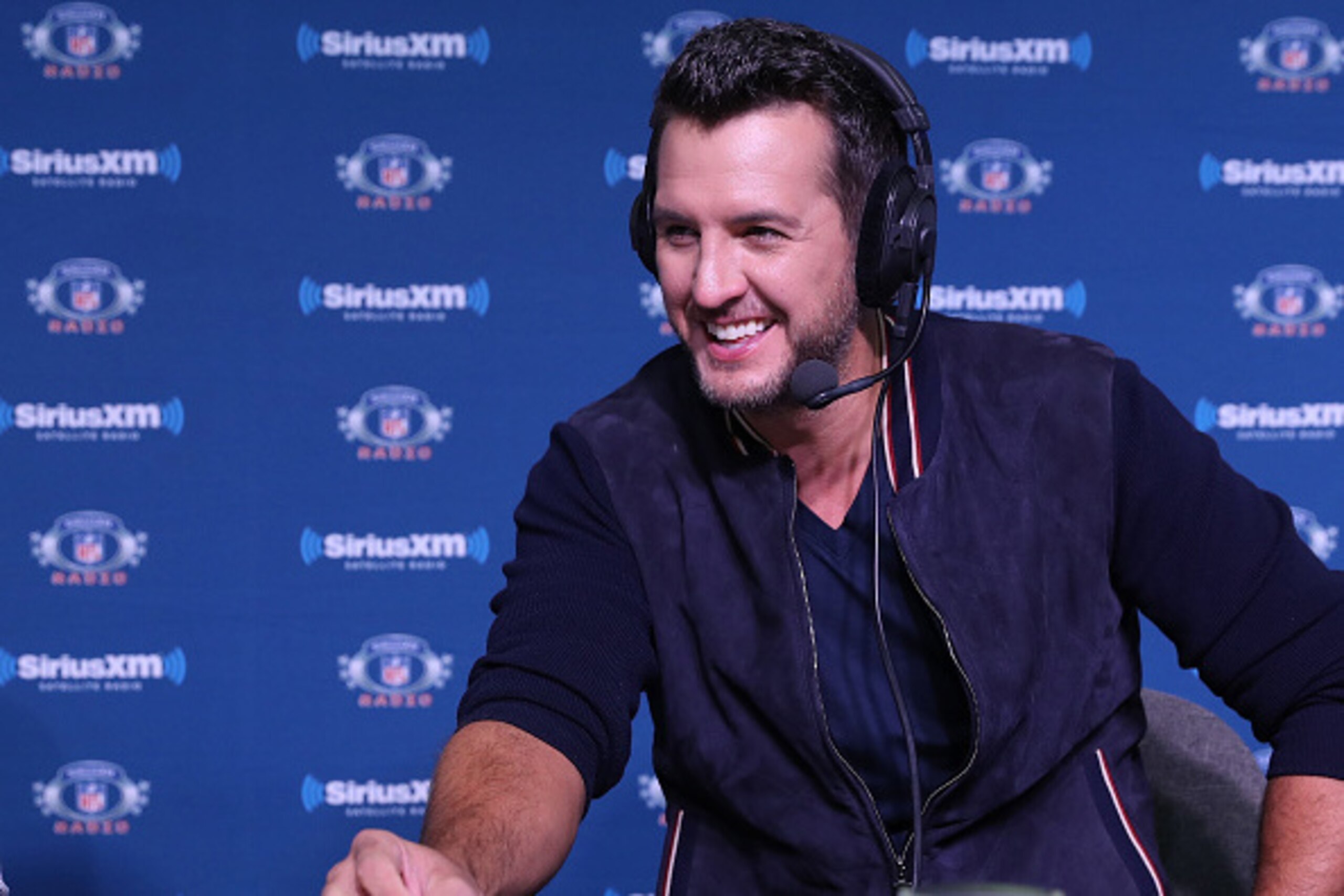 HOUSTON, TX - FEBRUARY 02:  Singer/Songwriter Luke Bryan visits the SiriusXM set at Super Bowl 51 Radio Row at the George R. Brown Convention Center on February 2, 2017 in Houston, Texas.  (Photo by Cindy Ord/Getty Images for SiriusXM)