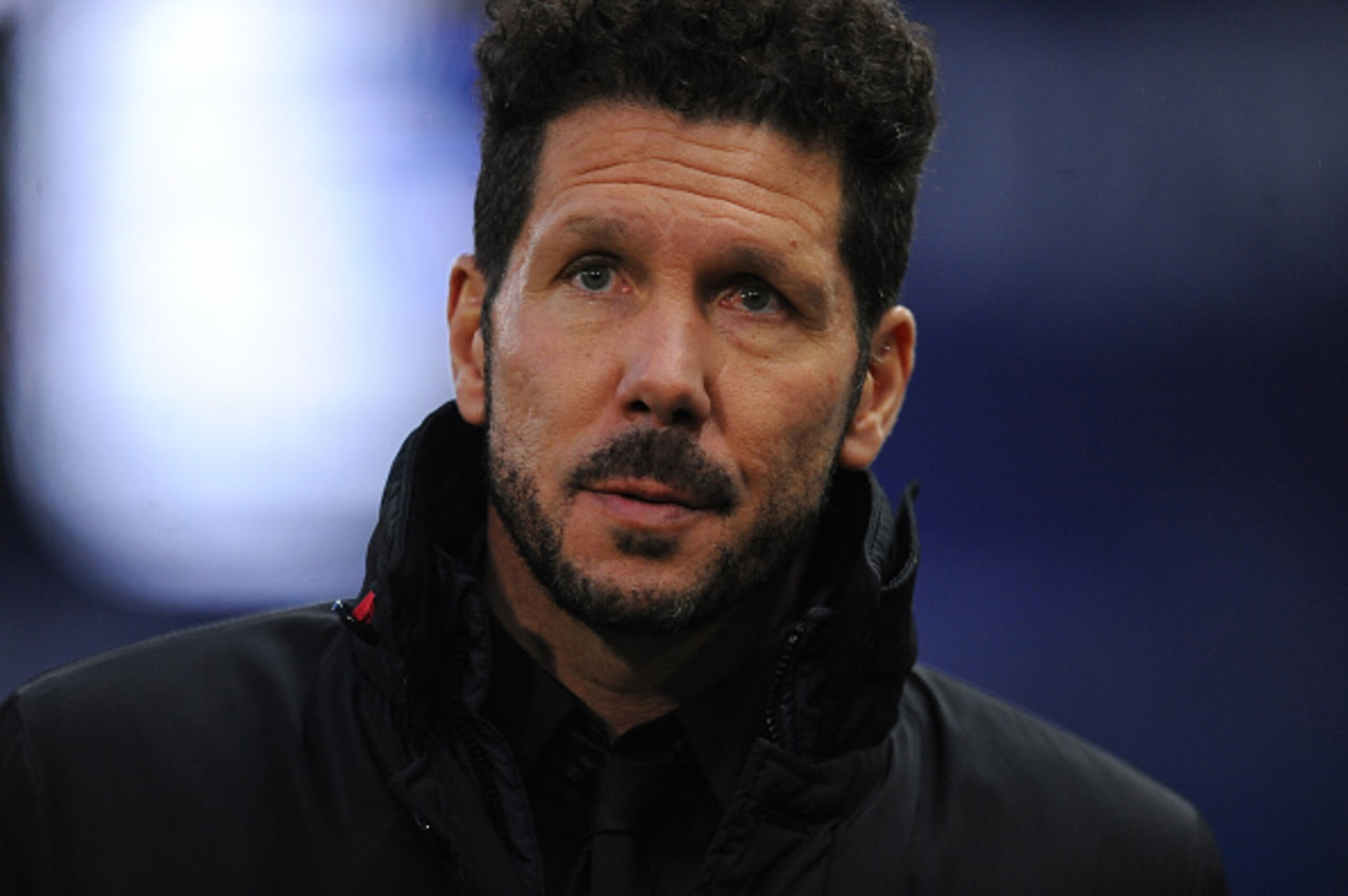 MADRID, SPAIN - FEBRUARY 04:  Head coach Diego Simeone of Club Atletico de Madrid looks on before the La Liga match between Club Atletico de Madrid and CD Leganes at Vicente Calderon Stadium on February 4, 2017 in Madrid, Spain.  (Photo by Denis Doyle/Get