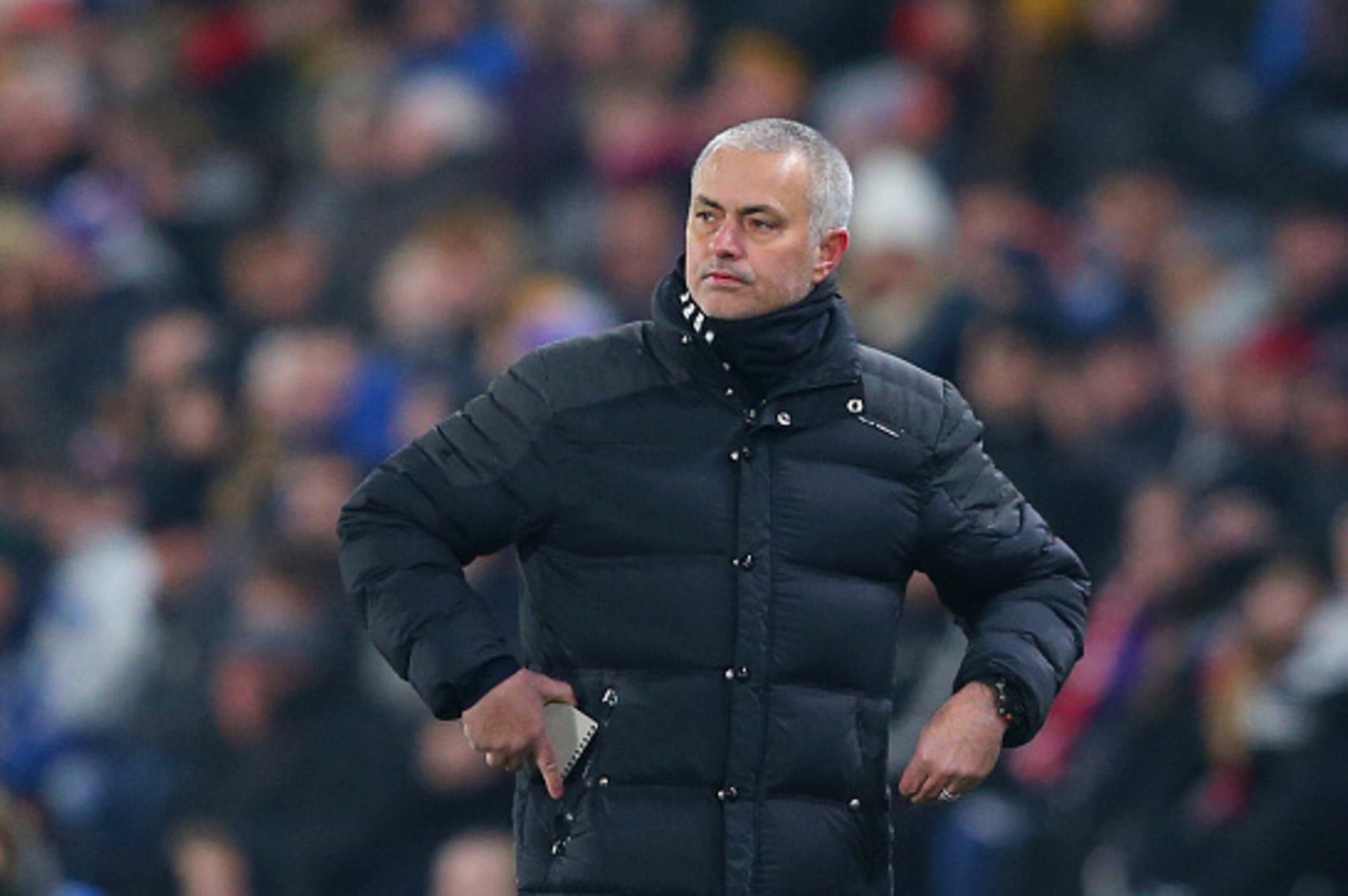HULL, ENGLAND - JANUARY 26: Jose Mourinho manager of Manchester United looks thoughtful during the EFL Cup Semi-Final second leg match between Hull City and Manchester United at KCOM Stadium on January 26, 2017 in Hull, England. (Photo by Alex Livesey/G HULL, ENGLAND - JANUARY 26: Jose Mourinho manager of Manchester United looks thoughtful during the EFL Cup Semi-Final second leg match between Hull City and Manchester United at KCOM Stadium on January 26, 2017 in Hull, England. (Photo by Alex Livesey/G