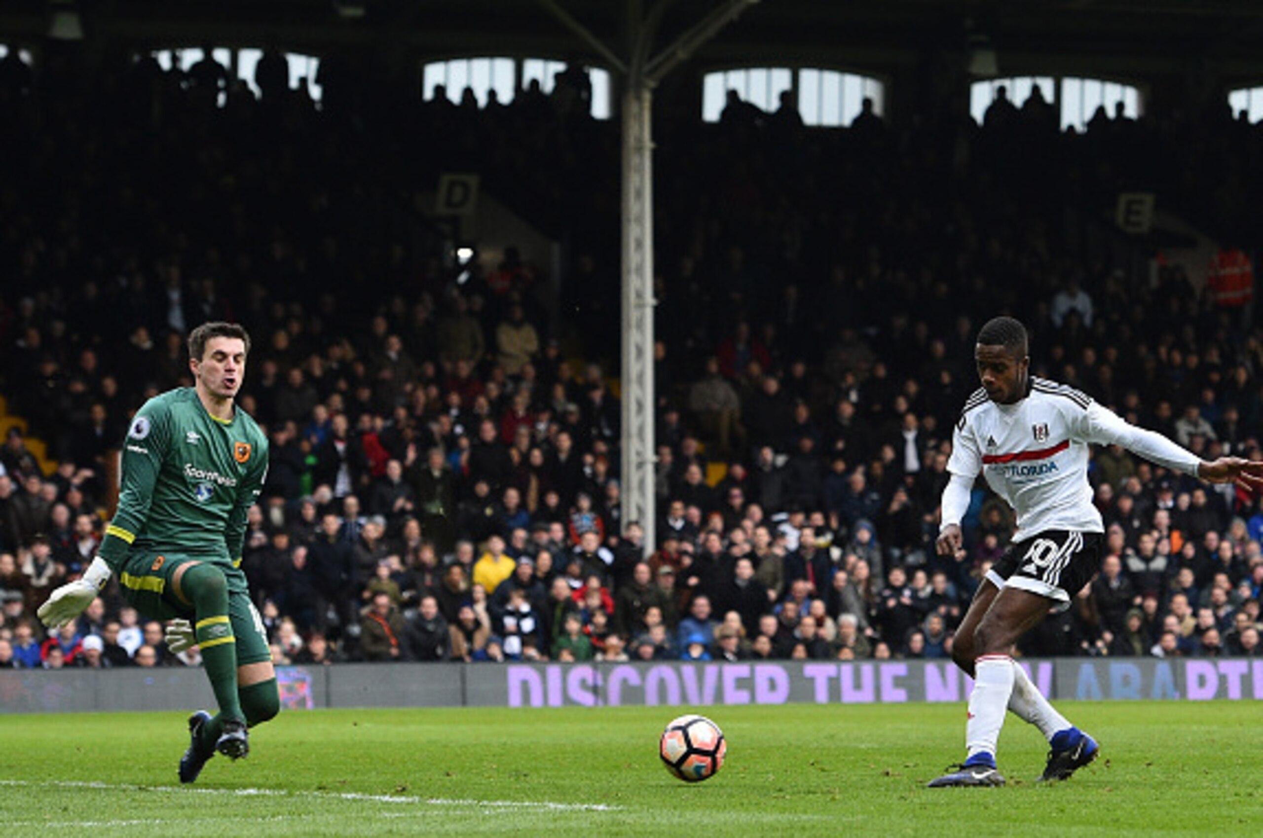 Fulham's English defender Ryan Sessegnon (R) scores their third goal during the English FA Cup fourth round football match between Fulham and Hull City at Craven Cottage in London on January 29, 2017. / AFP / Glyn KIRK / RESTRICTED TO EDITORIAL USE. No us Fulham's English defender Ryan Sessegnon (R) scores their third goal during the English FA Cup fourth round football match between Fulham and Hull City at Craven Cottage in London on January 29, 2017. / AFP / Glyn KIRK / RESTRICTED TO EDITORIAL USE. No us