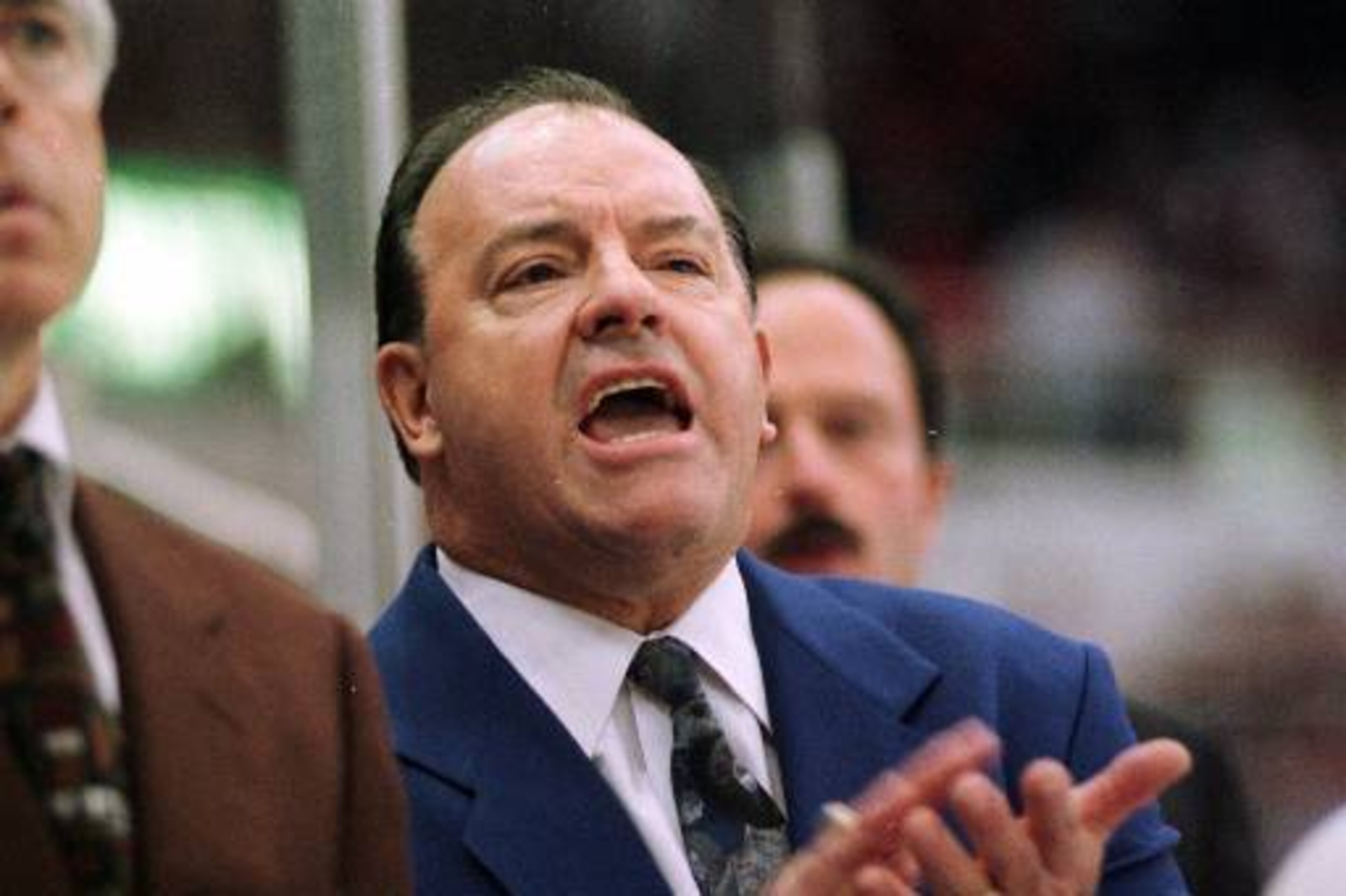 Scotty Bowman, with the Red Wings in 1998. Scotty Bowman, with the Red Wings in 1998.