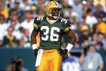 1 Oct 2000: LeRoy Butler #36 of the Green Bay Packers walks on the field during the game against the Chicago Bears  at Lambeau Field in Green Bay, Wisconsin. The Bears defeated the Packers 27-24.Mandatory Credit: Jonathan Daniel  /Allsport