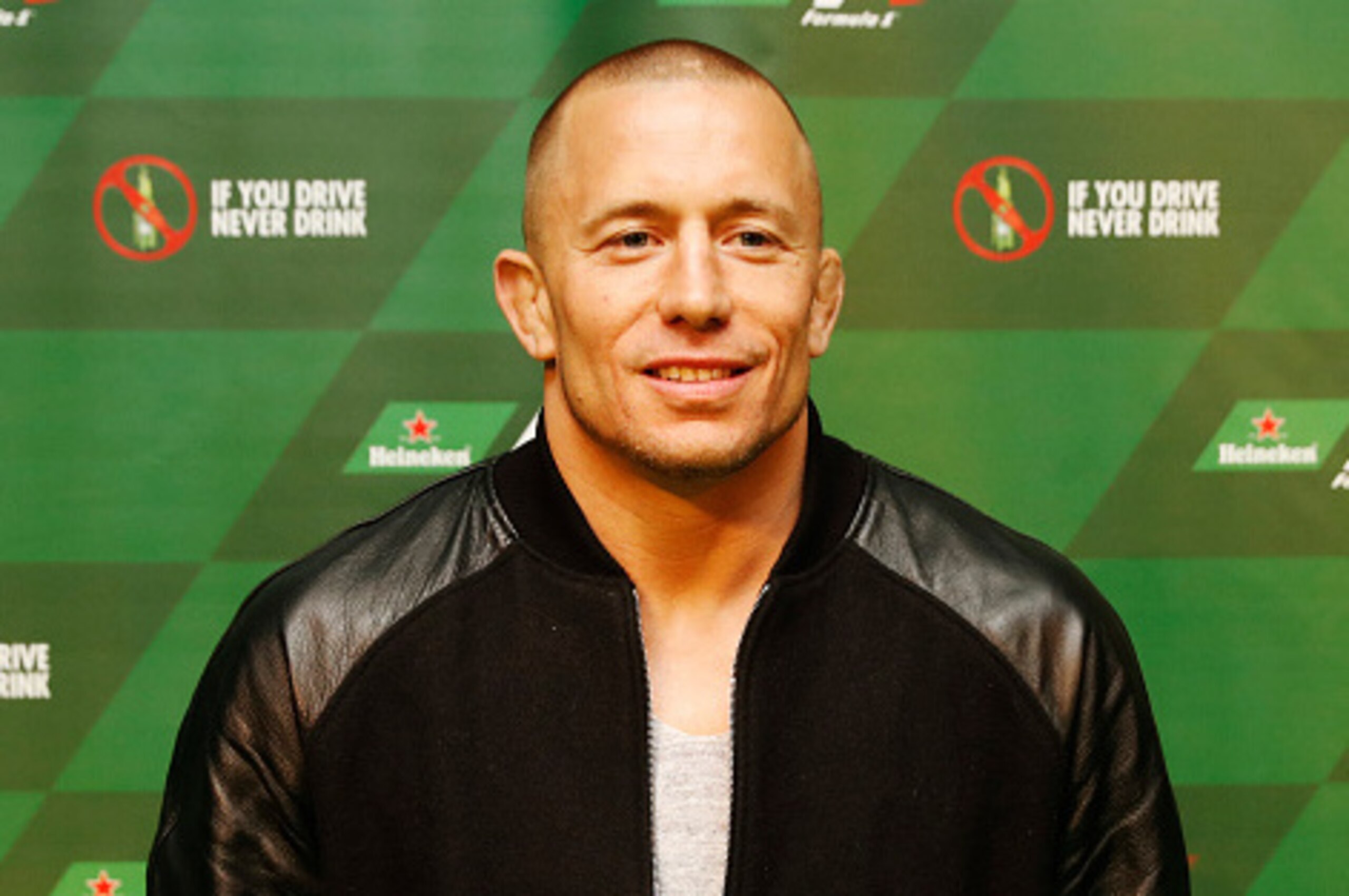 MONTREAL, QC - JUNE 12:  MMA fighter Georges St-Pierre arrives at the Official F1 Heineken Party After The Canadian Grand Prix, on June 12, 2016 in Montreal, Canada. (Photo by Mark Blinch/Getty Images for Heineken)