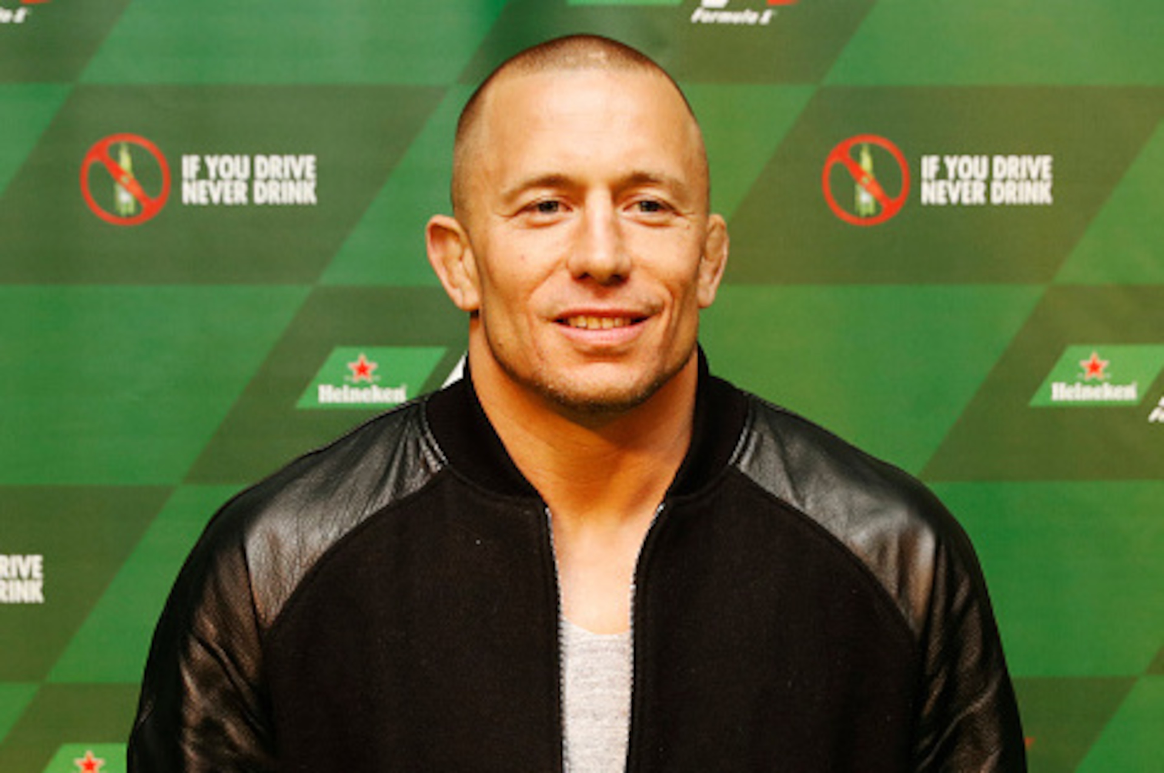 MONTREAL, QC - JUNE 12:  MMA fighter Georges St-Pierre arrives at the Official F1 Heineken Party After The Canadian Grand Prix, on June 12, 2016 in Montreal, Canada. (Photo by Mark Blinch/Getty Images for Heineken)