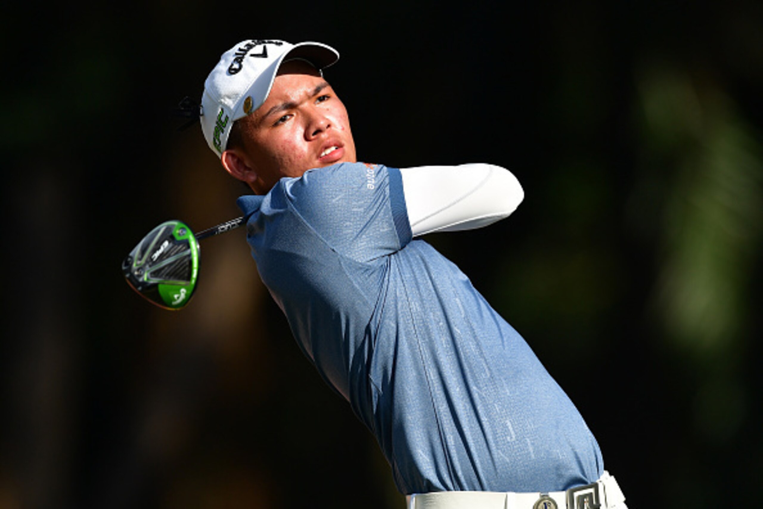 KUALA LUMPUR, MALAYSIA - FEBRUARY 10: Phachara Khongwatmai of Thailand plays a shot during Day Two of the Maybank Championship Malaysia at Saujana Golf Club on February 10, 2017 in Kuala Lumpur, Malaysia. (Photo by Stuart Franklin/Getty Images) KUALA LUMPUR, MALAYSIA - FEBRUARY 10: Phachara Khongwatmai of Thailand plays a shot during Day Two of the Maybank Championship Malaysia at Saujana Golf Club on February 10, 2017 in Kuala Lumpur, Malaysia. (Photo by Stuart Franklin/Getty Images)