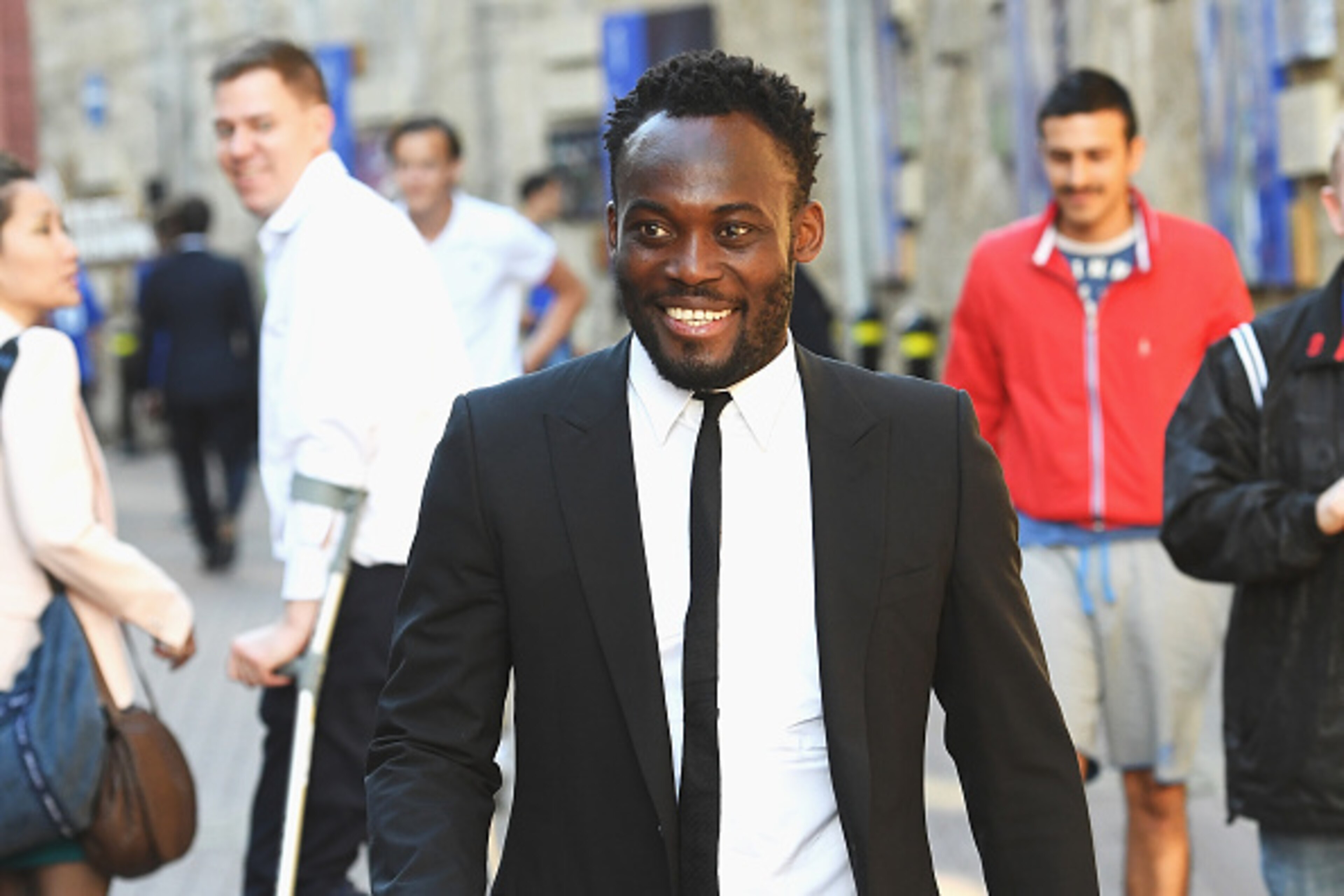 LONDON, ENGLAND - AUGUST 15: Former Chelsea player Michael Essien arrives for the Premier League match between Chelsea and West Ham United at Stamford Bridge on August 15, 2016 in London, England. (Photo by Michael Regan/Getty Images) LONDON, ENGLAND - AUGUST 15: Former Chelsea player Michael Essien arrives for the Premier League match between Chelsea and West Ham United at Stamford Bridge on August 15, 2016 in London, England. (Photo by Michael Regan/Getty Images)