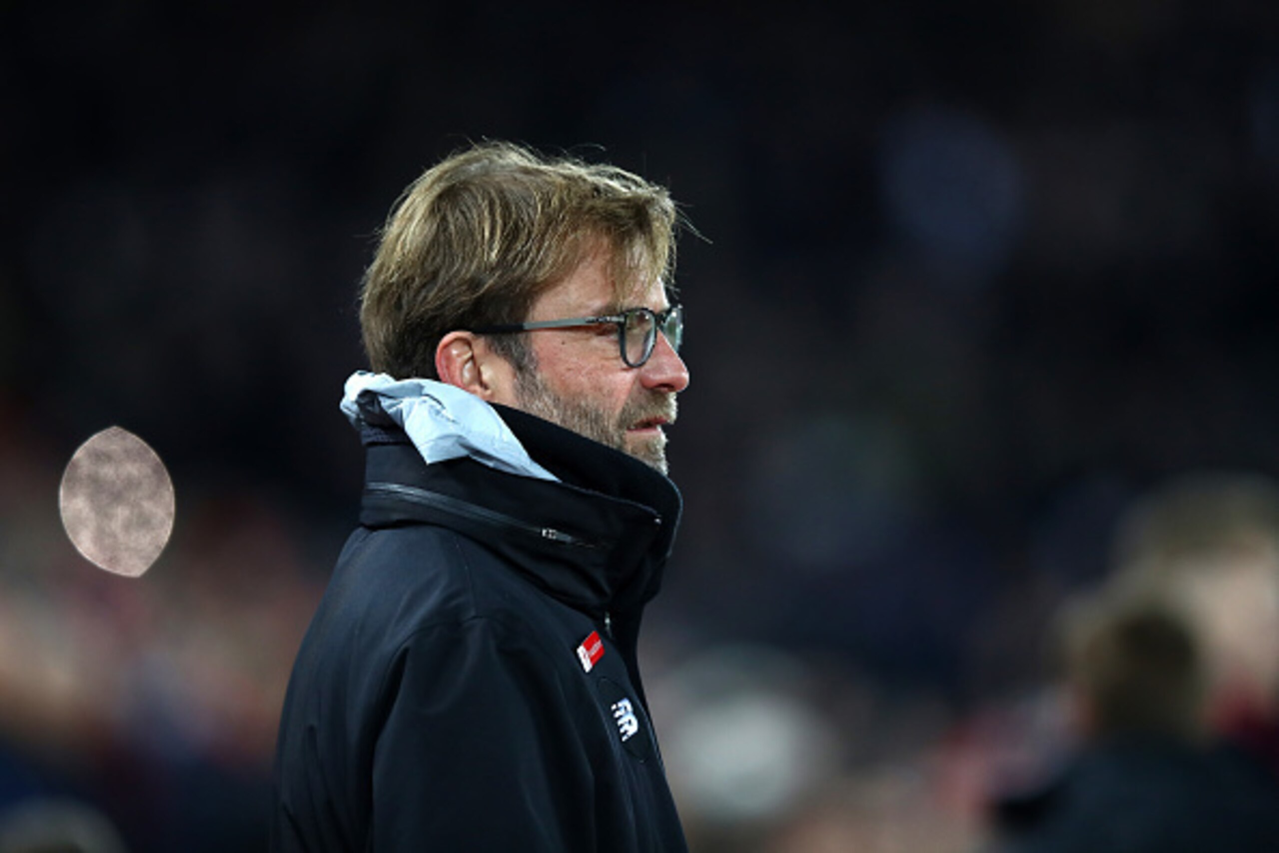 LIVERPOOL, ENGLAND - FEBRUARY 11:  Jurgen Klopp, Manager of Liverpool looks on prior to the Premier League match between Liverpool and Tottenham Hotspur at Anfield on February 11, 2017 in Liverpool, England.  (Photo by Clive Brunskill/Getty Images)