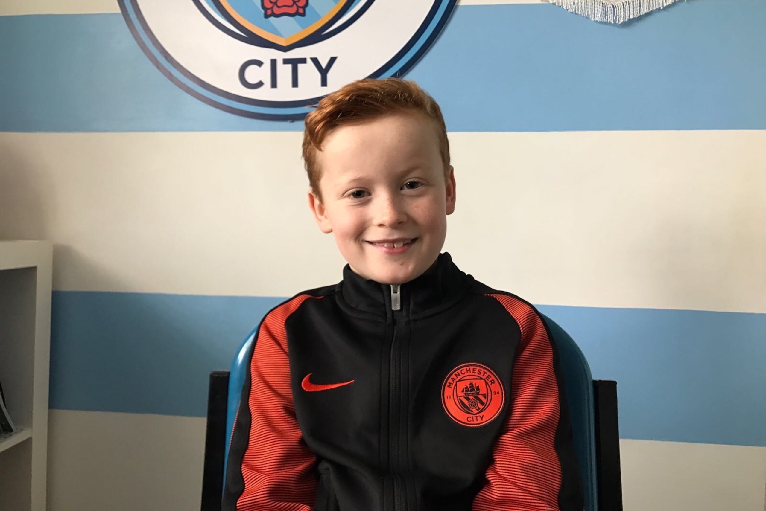 Man City fan Braydon