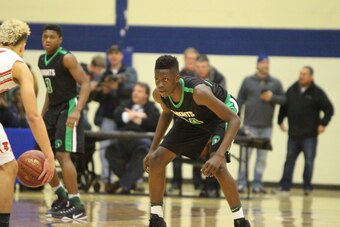 At age 15, Alex Antetokounmpo is a reserve at Dominican, but his teammates and coaches think he has superstar potential.