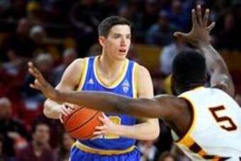 Feb 23, 2017; Tempe, AZ, USA; UCLA Bruins guard T.J. Leaf (22) against the Arizona State Sun Devils at Wells-Fargo Arena. Mandatory Credit: Mark J. Rebilas-USA TODAY Sports