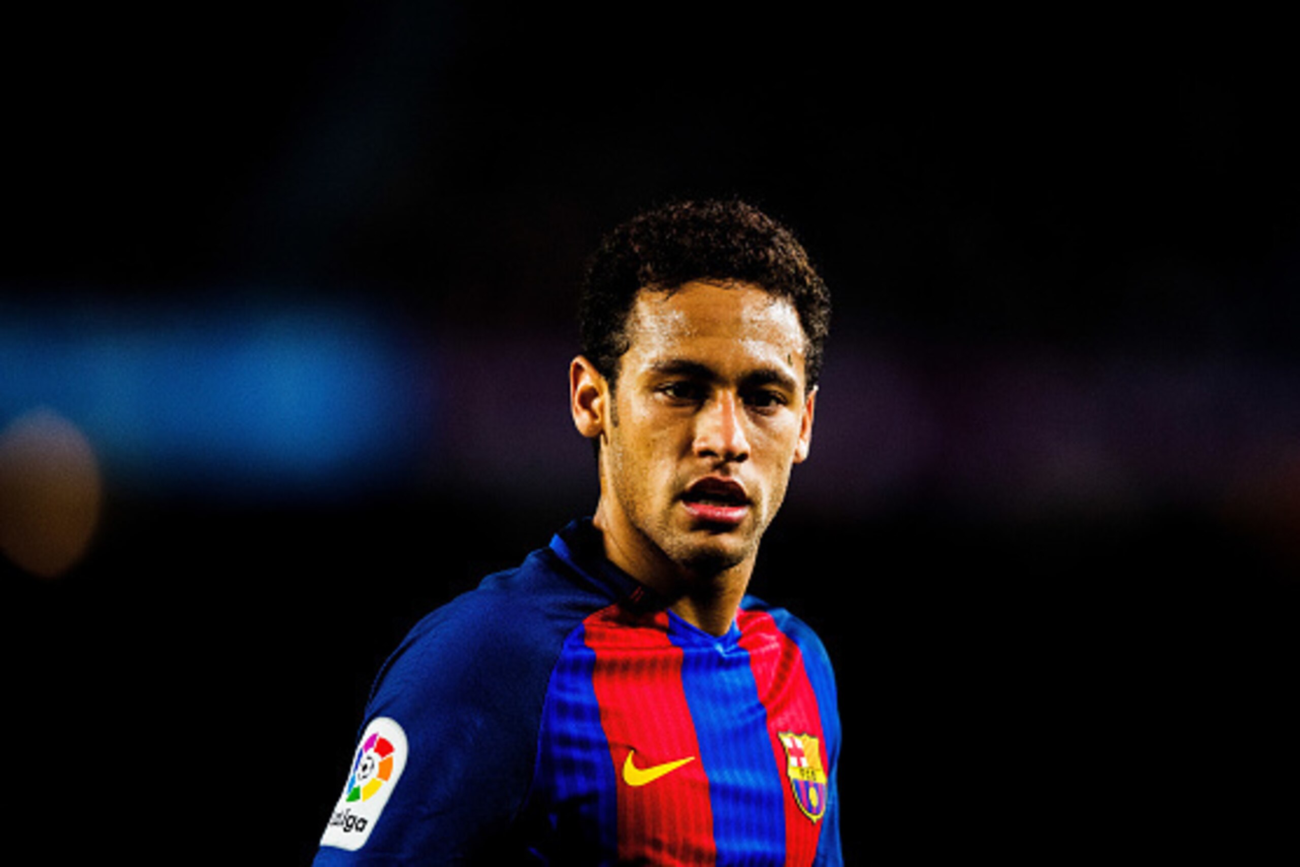 BARCELONA, SPAIN - MARCH 04:  Neymar Jr. of Barcelona is seen during the La Liga match between FC Barcelona and RC Celta de Vigo at Camp Nou on March 04, 2017 in Barcelona, Spain.  (Photo by Vladimir Rys Photography via Getty Images)