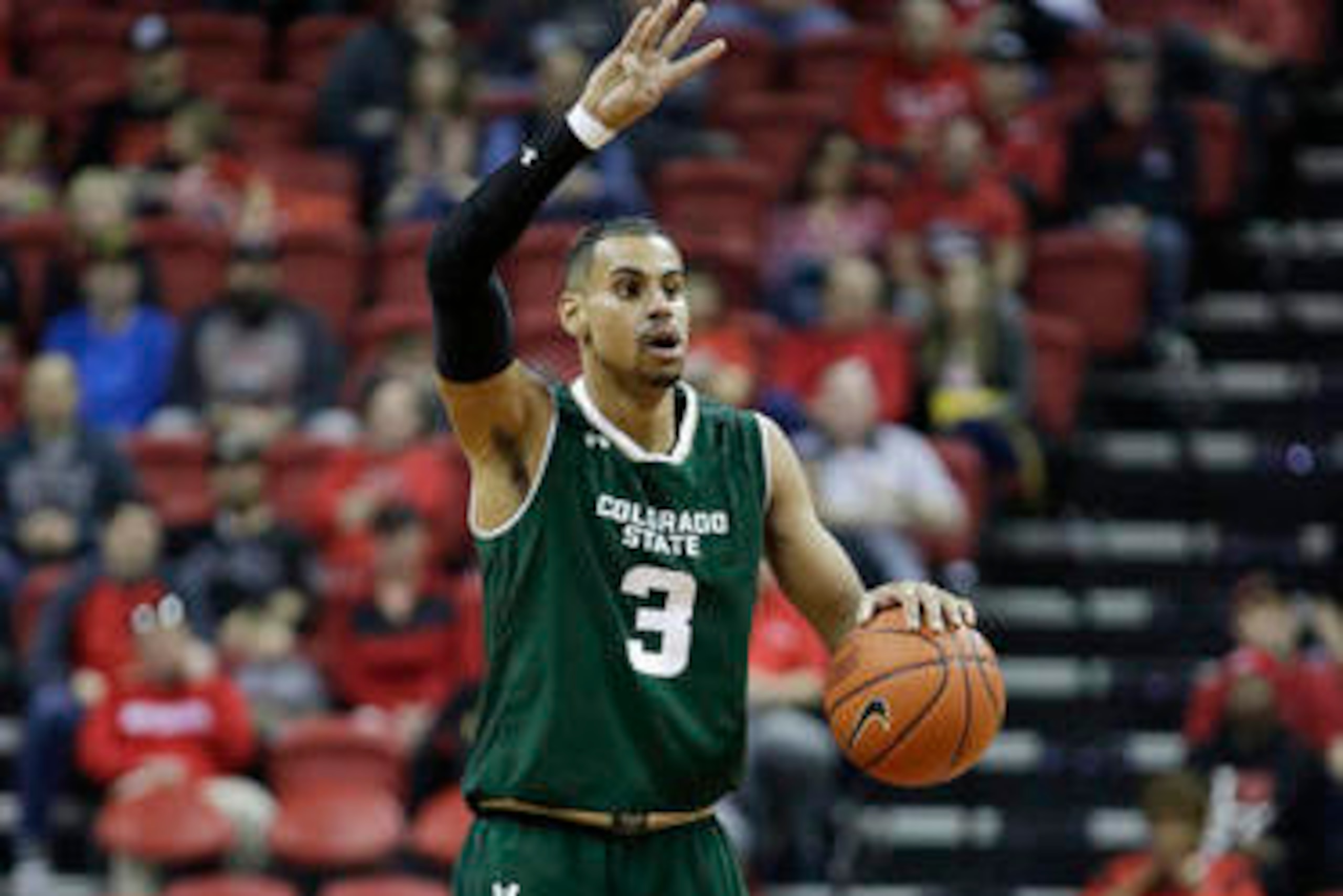 Colorado State guard Gian Clavell