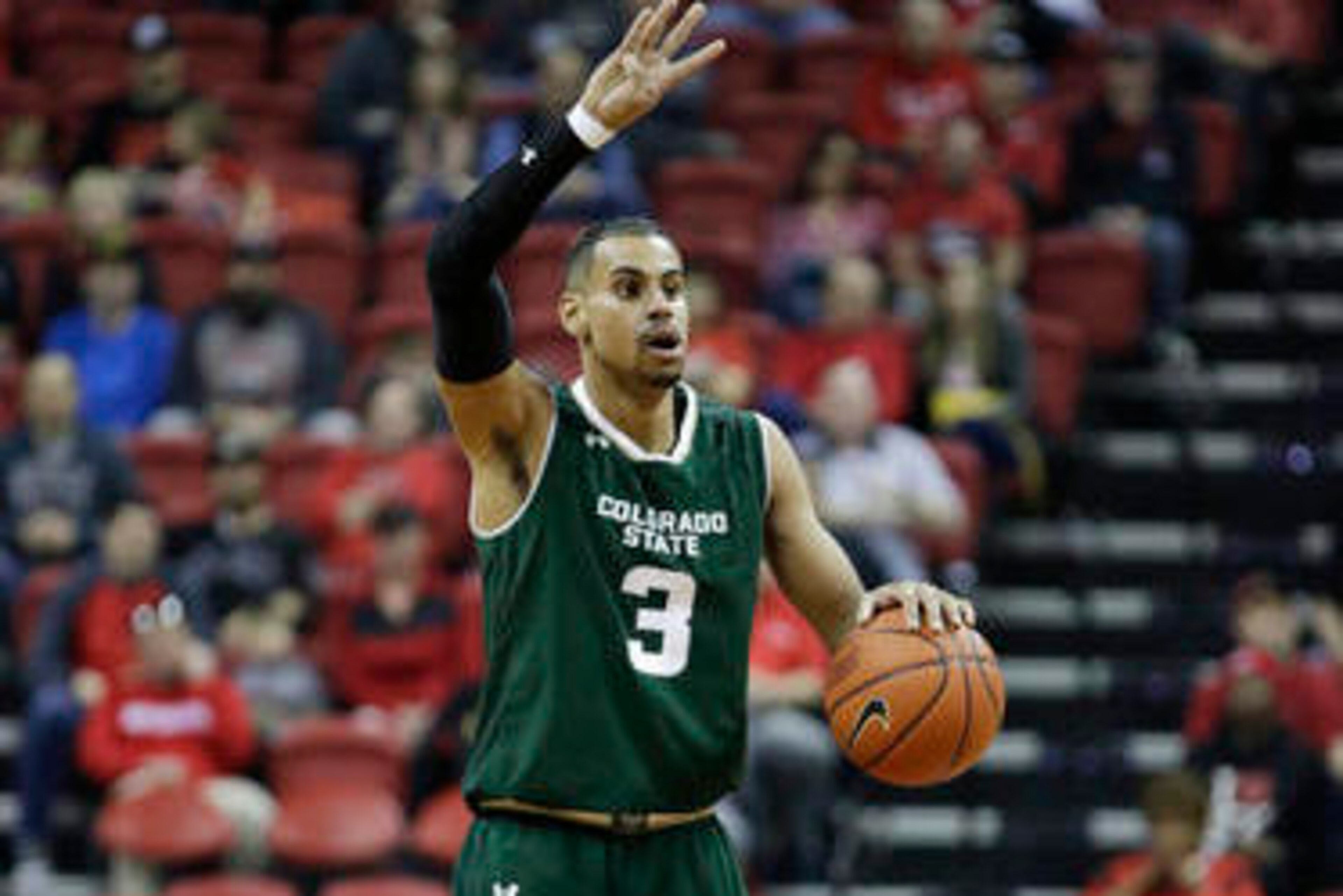 Colorado State guard Gian Clavell