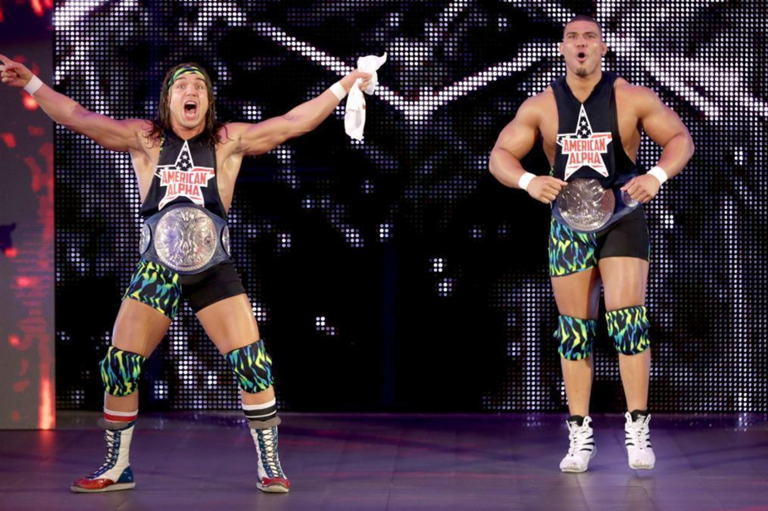 Chad Gable and Jason Jordan of American Alpha. Chad Gable and Jason Jordan of American Alpha.
