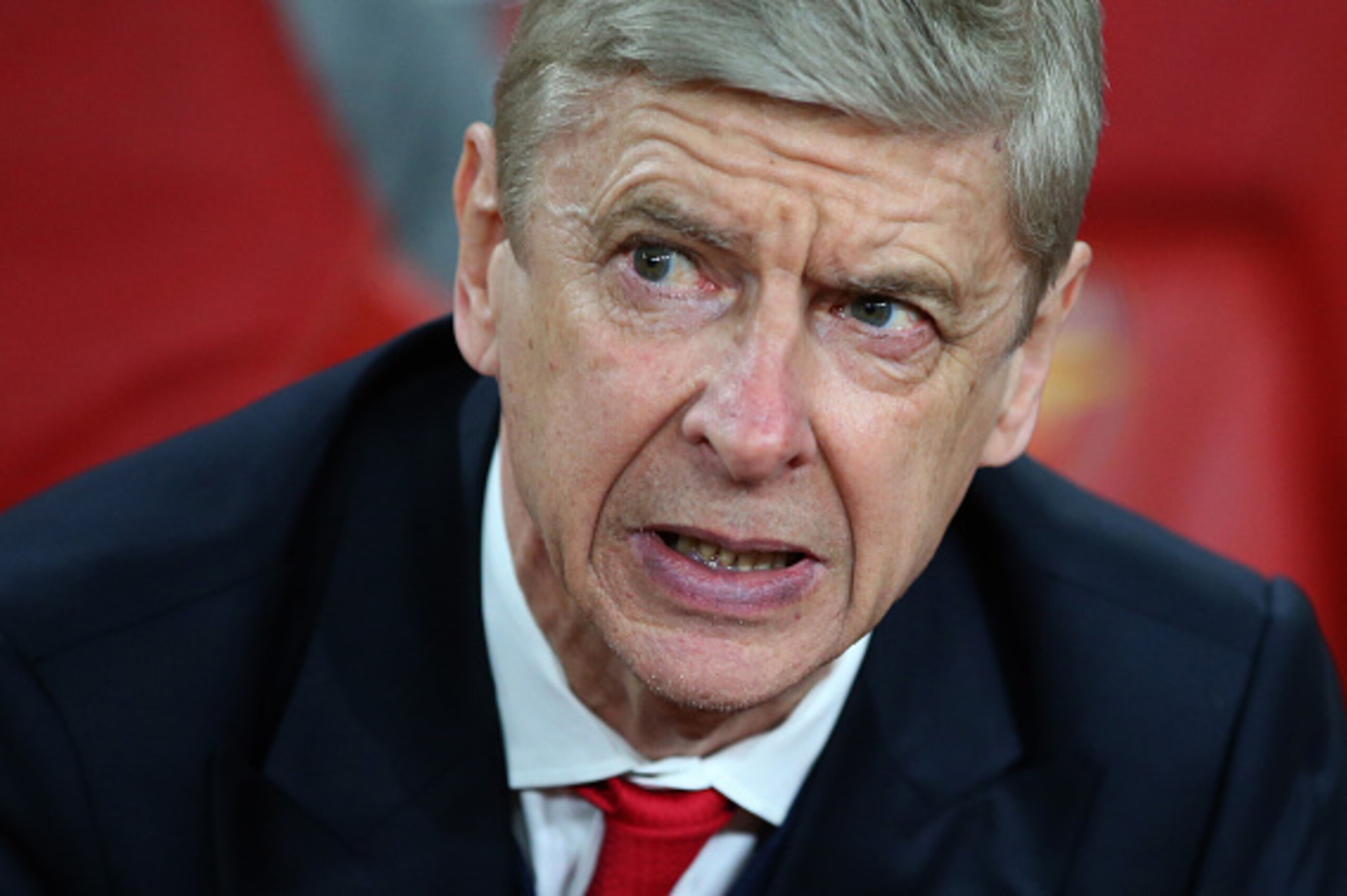 LONDON, ENGLAND - MARCH 07: Arsene Wenger manager of Arsenal during the UEFA Champions League Round of 16 second leg match between Arsenal FC and FC Bayern Muenchen at Emirates Stadium on March 7, 2017 in London, United Kingdom. (Photo by Catherine Ivill 
