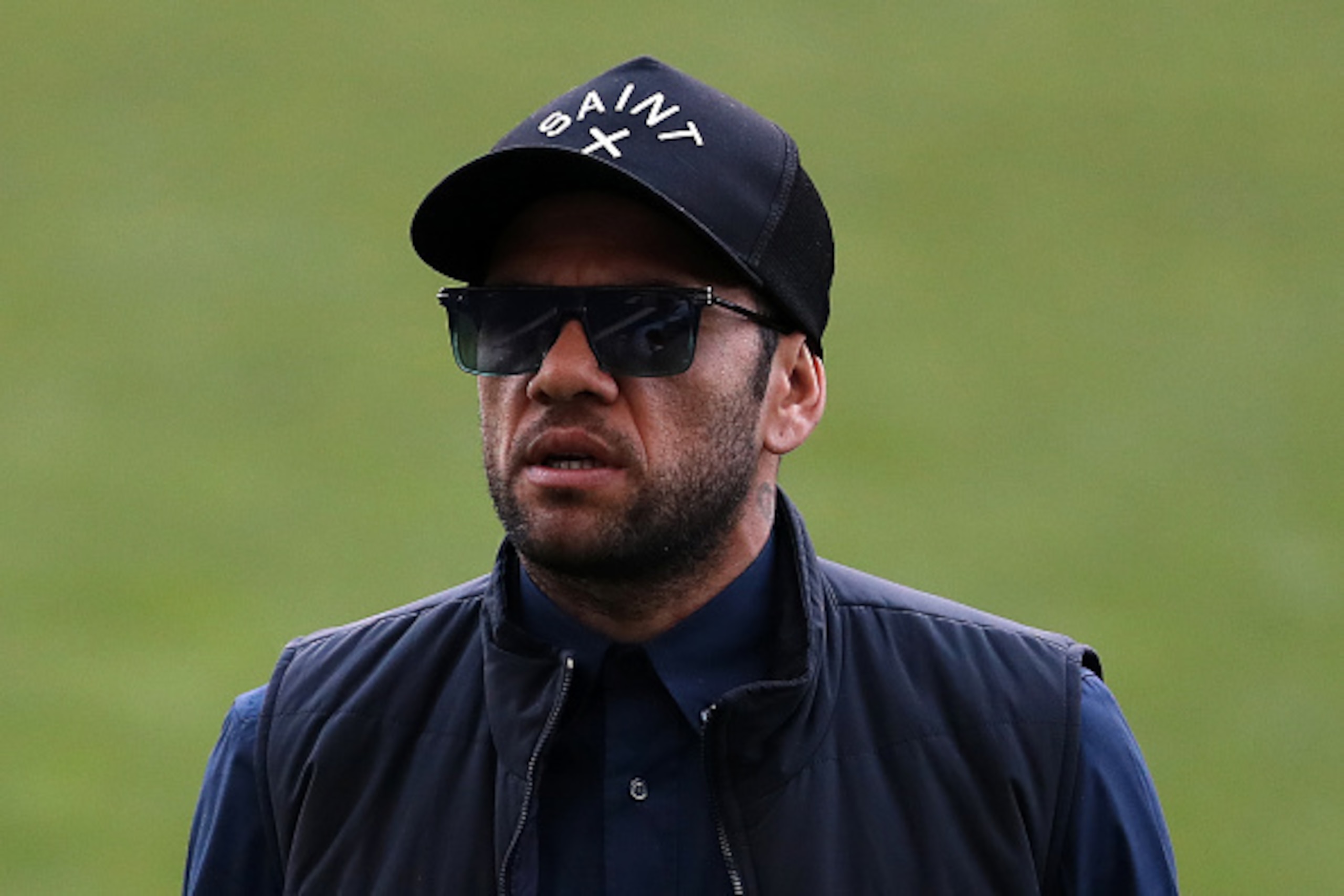 PORTO, PORTUGAL - FEBRUARY 21: Dani Alves of Juventus looks on during a walk around of the stadium ahead of the UEFA Champions League Round of 16 first leg match between FC Porto and Juventus at Estadio do Dragao on February 21, 2017 in Porto, Portugal. (