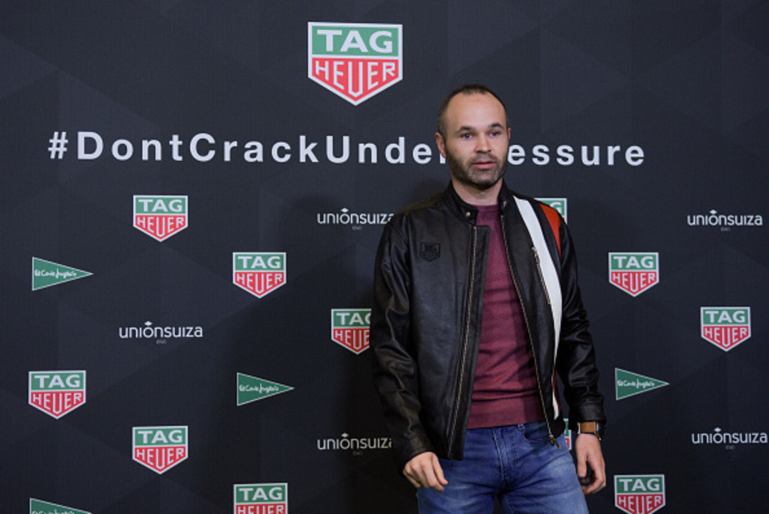 BARCELONA, SPAIN - MARCH 16: Andres Iniesta presents the new TAG Heur Modular 45 watch at the El Corte Ingles department store on March 16, 2017 in Barcelona, Spain. (Photo by Robert Marquardt/Getty Images) BARCELONA, SPAIN - MARCH 16: Andres Iniesta presents the new TAG Heur Modular 45 watch at the El Corte Ingles department store on March 16, 2017 in Barcelona, Spain. (Photo by Robert Marquardt/Getty Images)