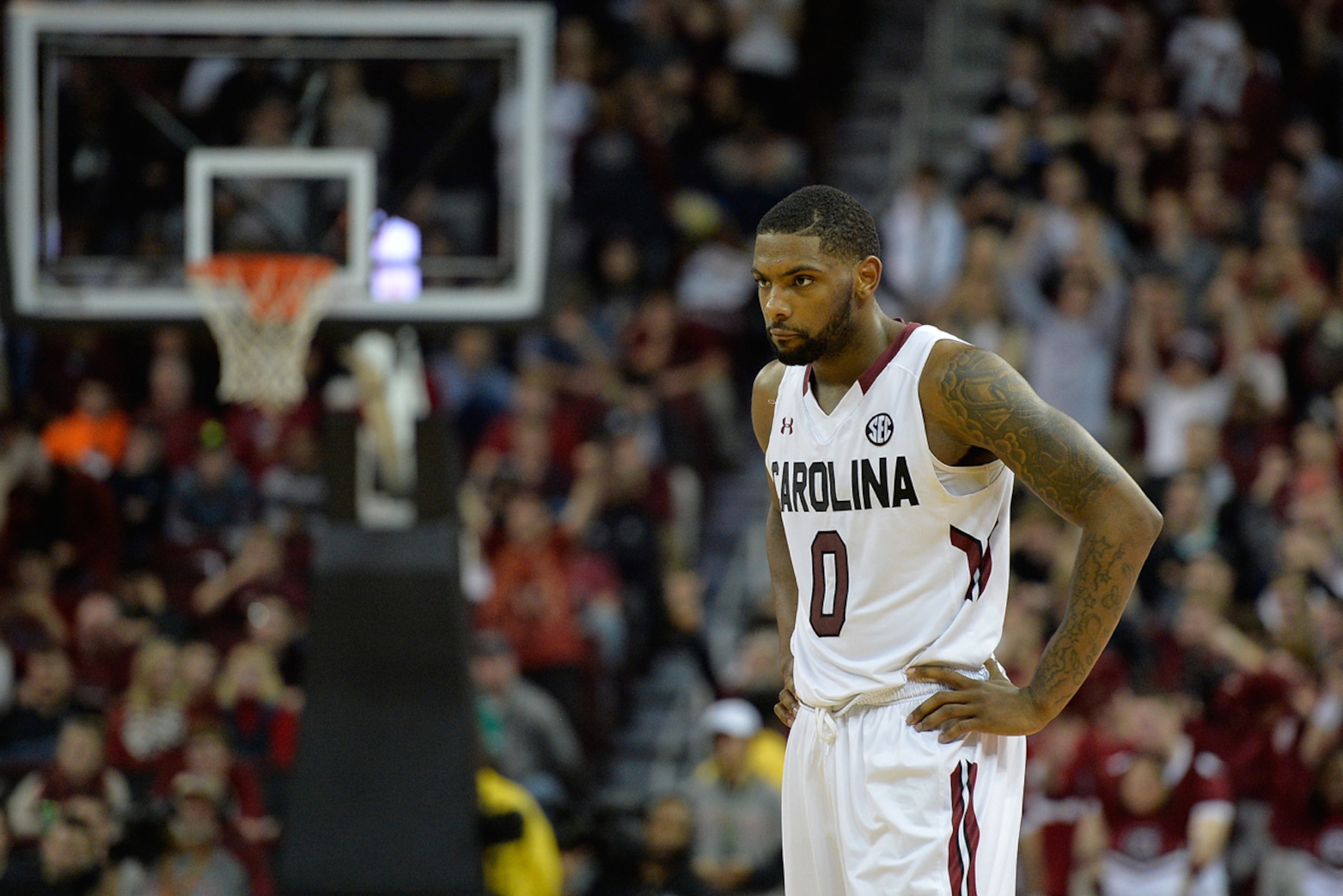 Thornwell during a game against Vanderbilt on January 9, 2016.