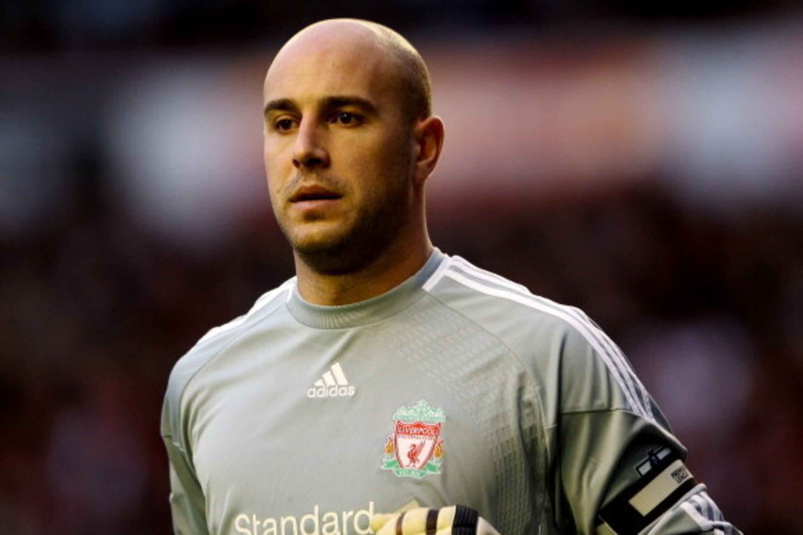 LIVERPOOL, ENGLAND - DECEMBER 26:  Pepe Reina of Liverpool during the Barclays Premier League match between Liverpool and Blackburn Rovers at Anfield on December 26, 2011 in Liverpool, England.  (Photo by Scott Heavey/Getty Images)