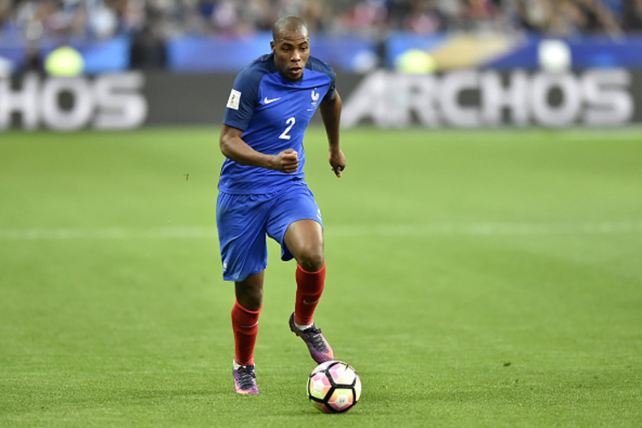 PARIS, FRANCE - OCTOBER 07:  Djibril Sidibe of France runs with the ball during the FIFA 2018 World Cup Qualifier between France and Bulgaria at Stade de France on October 7, 2016 in Paris, France .  (Photo by Aurelien Meunier/Getty Images)