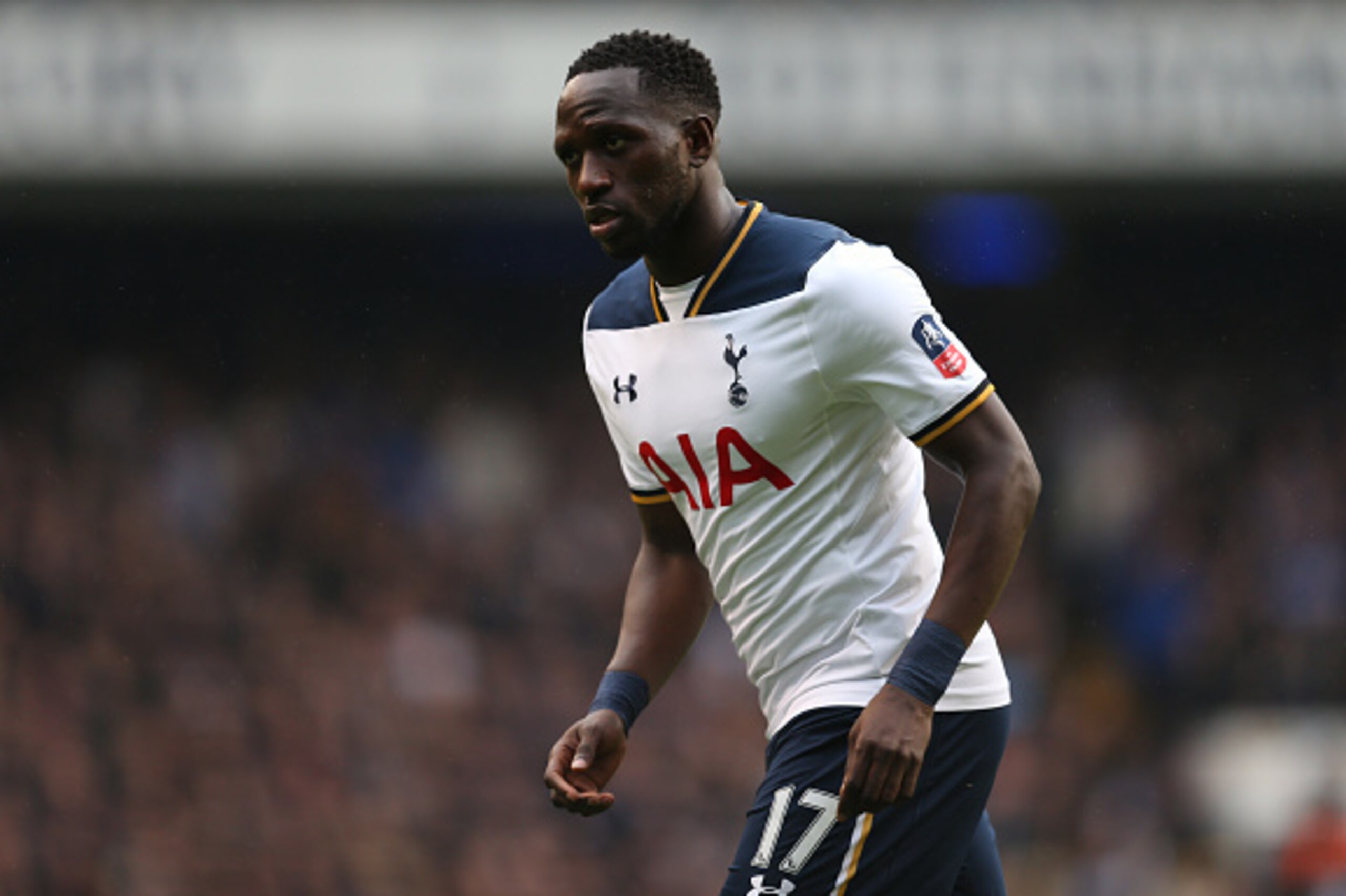 LONDON, ENGLAND - MARCH 12: Moussa Sissoko of Tottenham Hotspur during The Emirates FA Cup Quarter-Final match between Tottenham Hotspur and Millwall at White Hart Lane on March 12, 2017 in London, England. (Photo by Catherine Ivill - AMA/Getty Images)