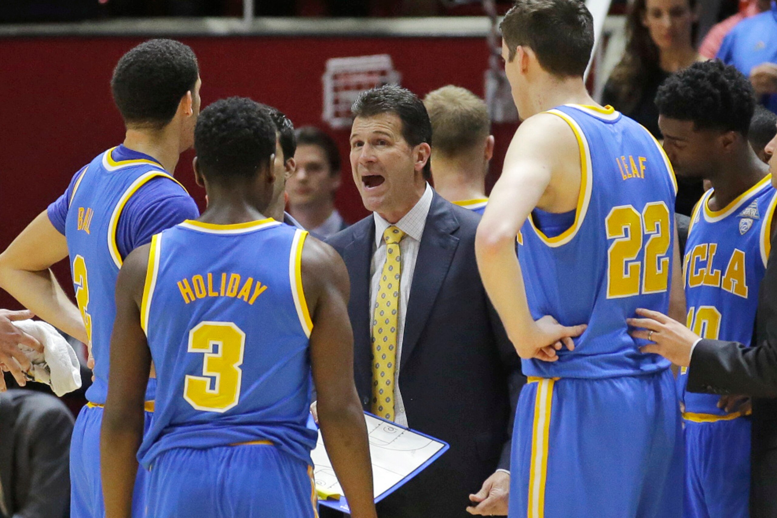 In guiding the Bruins to a 31-5 record this season, Steve Alford took them to the NCAA tournament for the third time in his four seasons with the school. In guiding the Bruins to a 31-5 record this season, Steve Alford took them to the NCAA tournament for the third time in his four seasons with the school.
