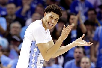 Jackson reacts after a play in the first half against Kentucky on March 26, 2017.