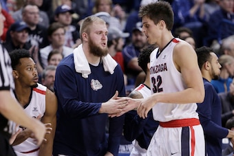 Przemek Karnowski (left) and Collins form Gonzaga's one-two punch of 7-footers.