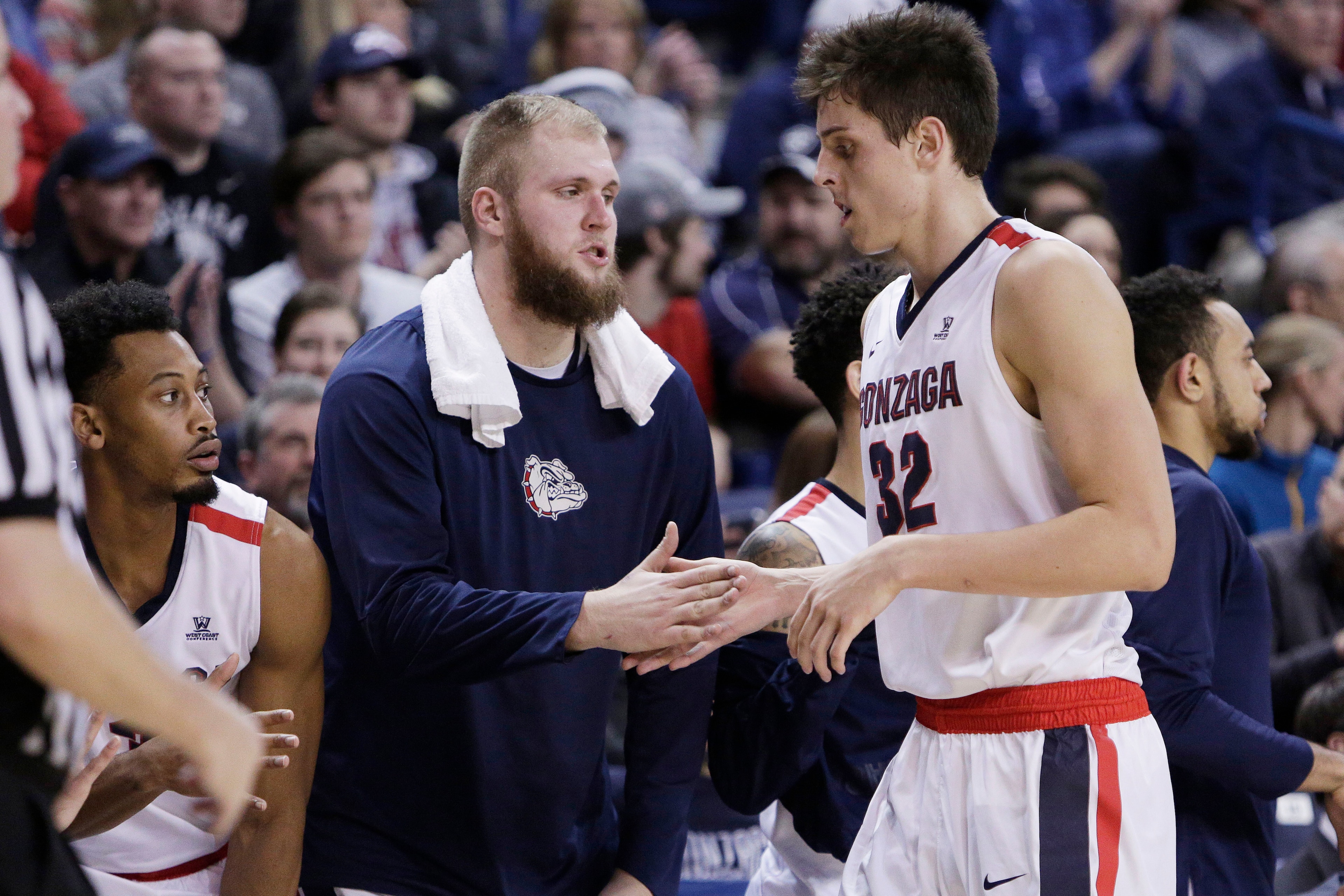 Przemek Karnowski (left) and Collins form Gonzaga's one-two punch of 7-footers. Przemek Karnowski (left) and Collins form Gonzaga's one-two punch of 7-footers.