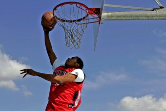 Leonard was a star forward at King High School in Riverside, California.