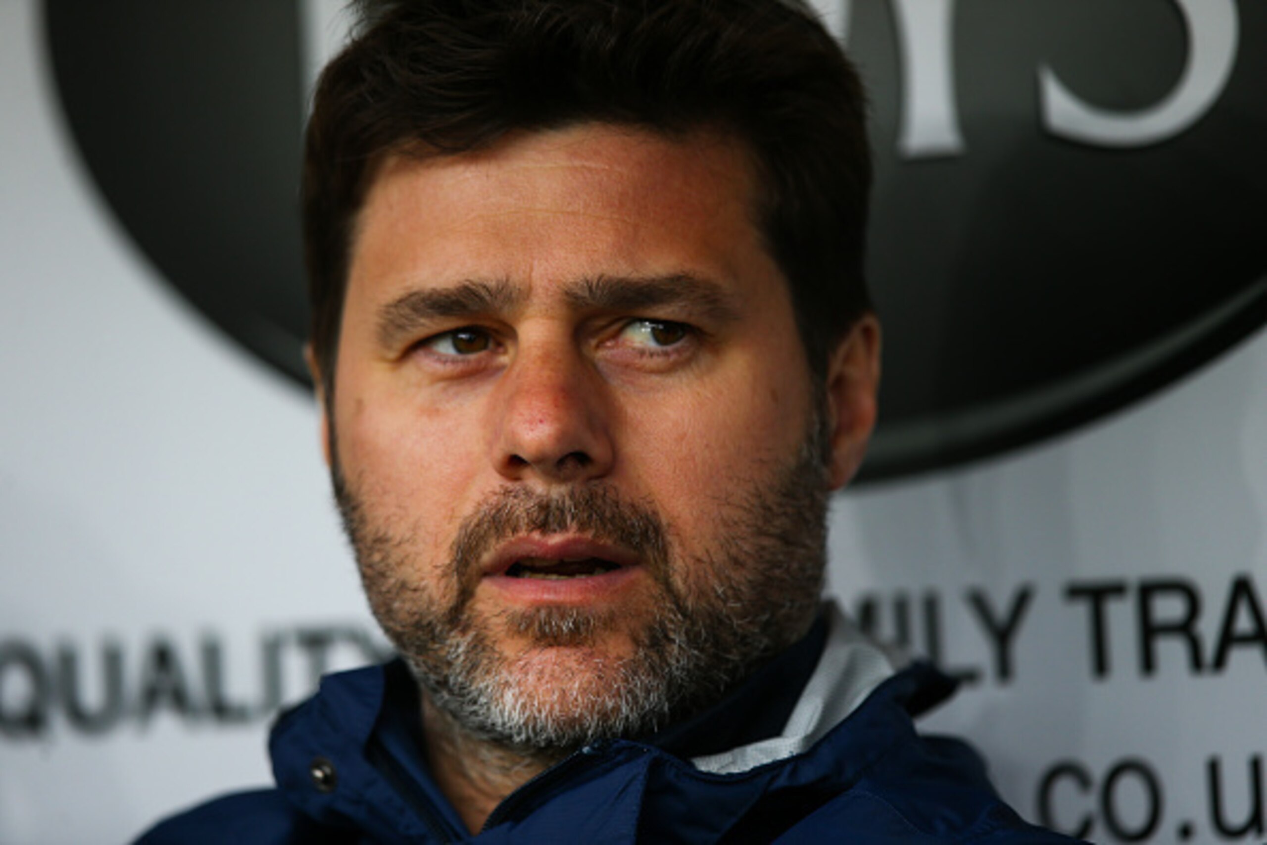 BURNLEY, ENGLAND - APRIL 01: Mauricio Pochettino head coach / manager of Tottenham Hotspur during the Premier League match between Burnley and Tottenham Hotspur at Turf Moor on April 1, 2017 in Burnley, England. (Photo by Robbie Jay Barratt - AMA/Getty Im