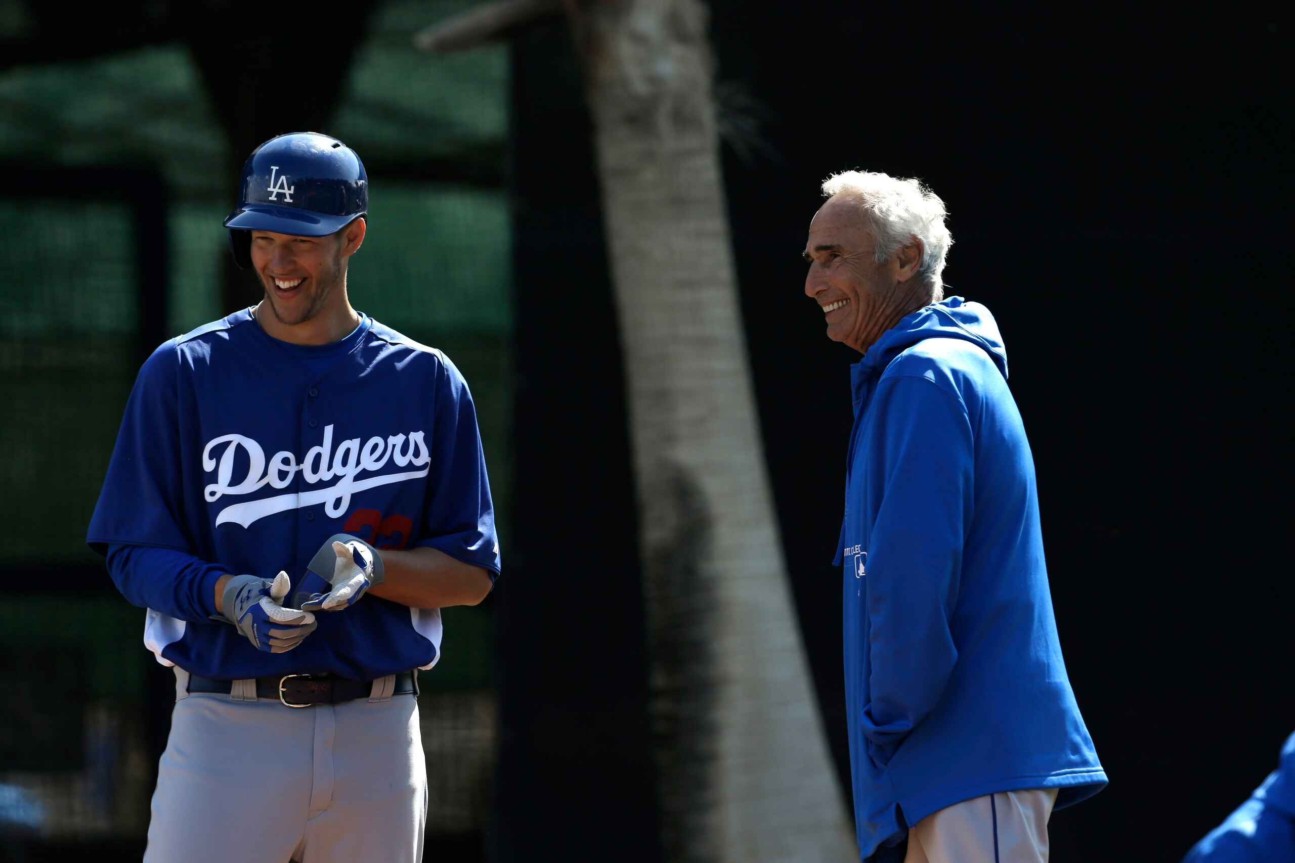 Sandy Koufax and Clayton Kershaw in 2013. Sandy Koufax and Clayton Kershaw in 2013.