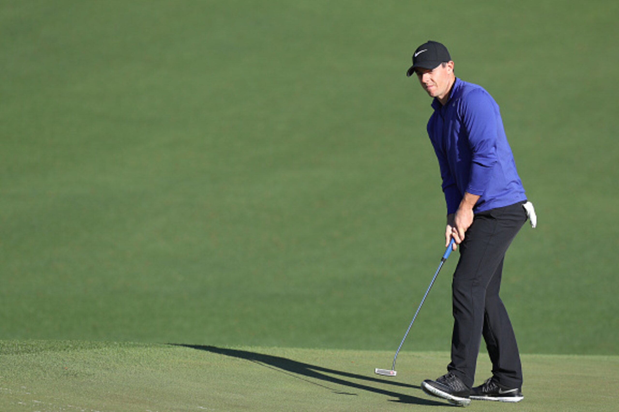 AUGUSTA, GA - APRIL 04: Rory McIlroy of Northern Ireland putts on the second hole during a practice round prior to the start of the 2017 Masters Tournament at Augusta National Golf Club on April 4, 2017 in Augusta, Georgia. (Photo by Rob Carr/Getty Image AUGUSTA, GA - APRIL 04: Rory McIlroy of Northern Ireland putts on the second hole during a practice round prior to the start of the 2017 Masters Tournament at Augusta National Golf Club on April 4, 2017 in Augusta, Georgia. (Photo by Rob Carr/Getty Image
