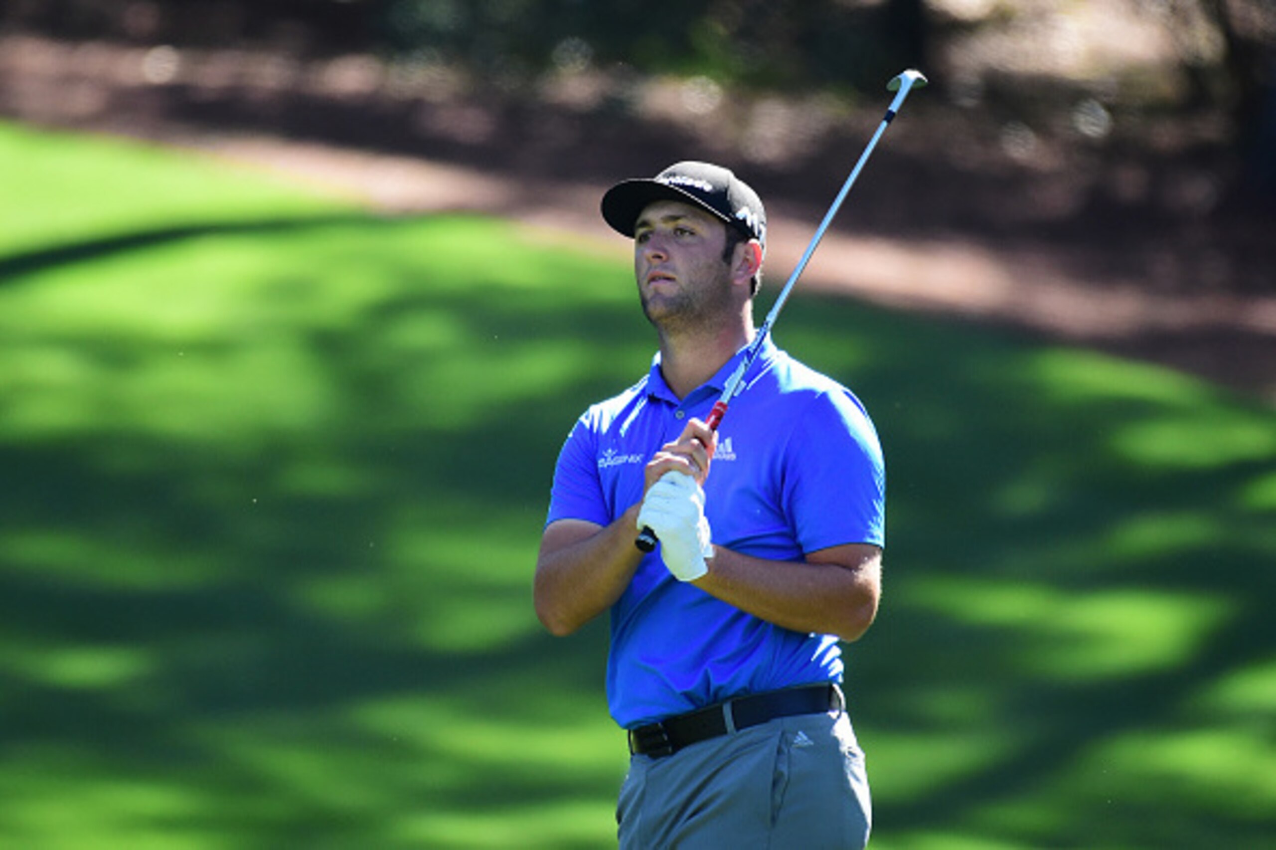 AUGUSTA, GA - APRIL 04: Jon Rahm of Spain plays a shot from the rough on the tenth hole during a practice round prior to the start of the 2017 Masters Tournament at Augusta National Golf Club on April 4, 2017 in Augusta, Georgia. (Photo by Harry How/Get AUGUSTA, GA - APRIL 04: Jon Rahm of Spain plays a shot from the rough on the tenth hole during a practice round prior to the start of the 2017 Masters Tournament at Augusta National Golf Club on April 4, 2017 in Augusta, Georgia. (Photo by Harry How/Get