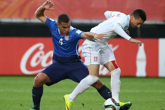 Carter-Vickers at the U-20 World Cup in 2015