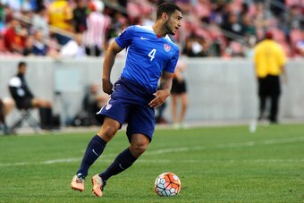 Carter-Vickers pictured during Olympic qualifying in 2015