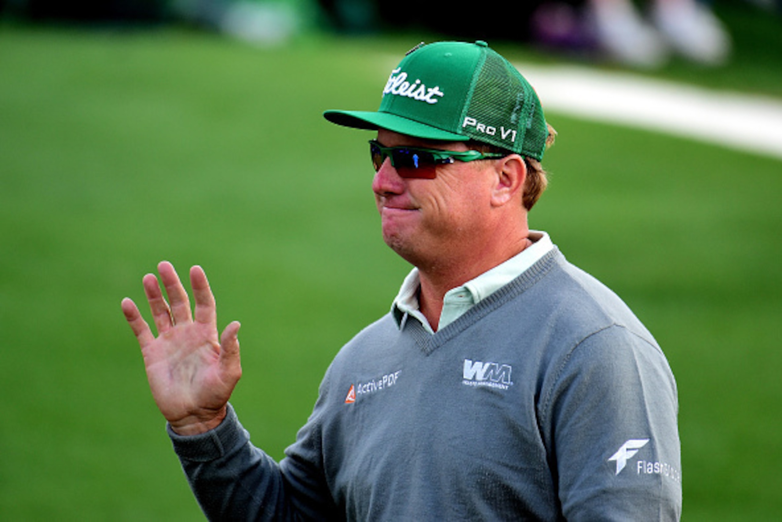 AUGUSTA, GA - APRIL 06:  Charley Hoffman of the United States walks off the 18th hole during the first round of the 2017 Masters Tournament at Augusta National Golf Club on April 6, 2017 in Augusta, Georgia.  (Photo by Harry How/Getty Images)
