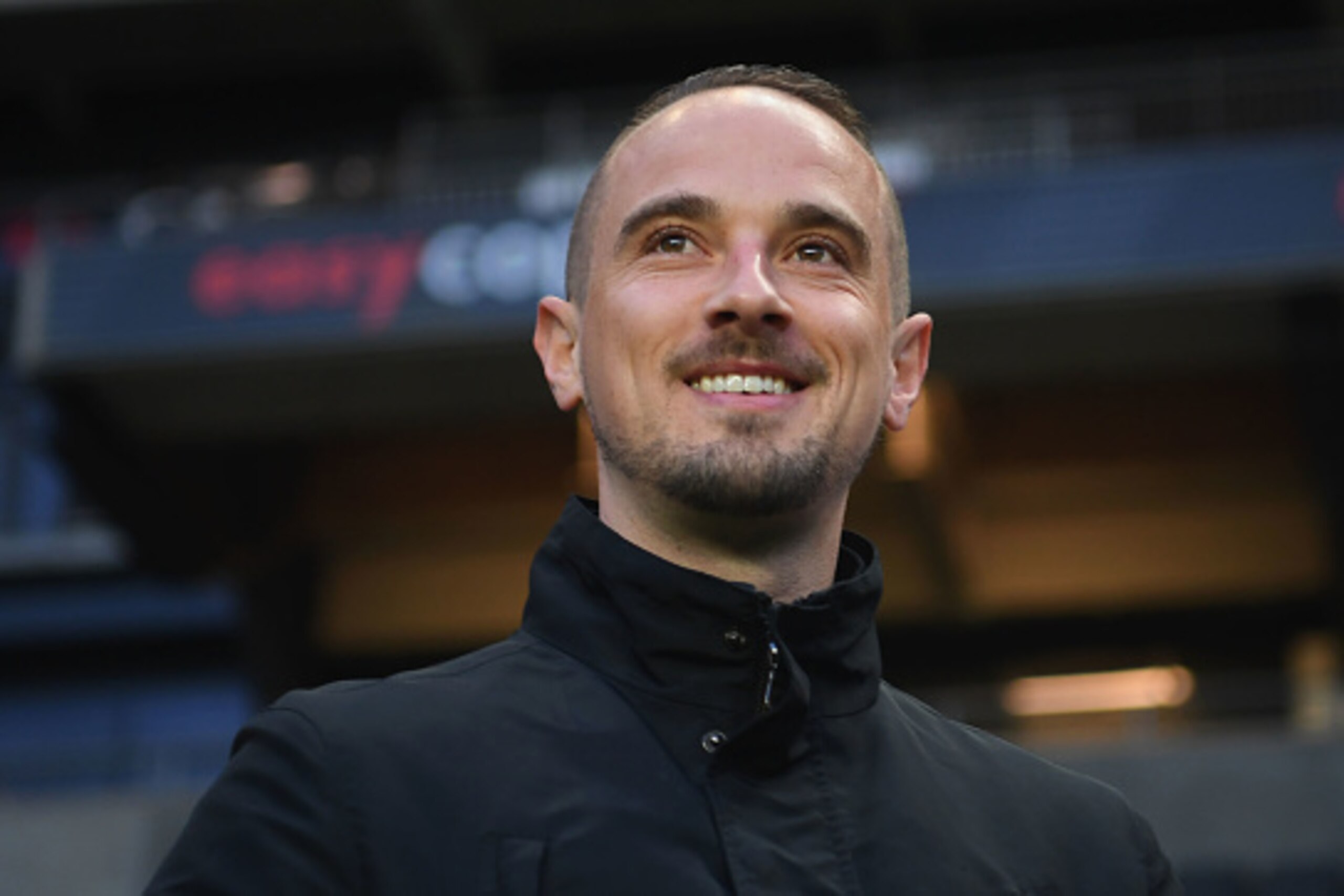 MILTON KEYNES, ENGLAND - APRIL 10:  Mark Sampson, manager of England looks on prior to the Women's International Friendly match between England and Austria at Stadium mk on April 10, 2017 in Milton Keynes, England.  (Photo by Michael Regan/Getty Images)