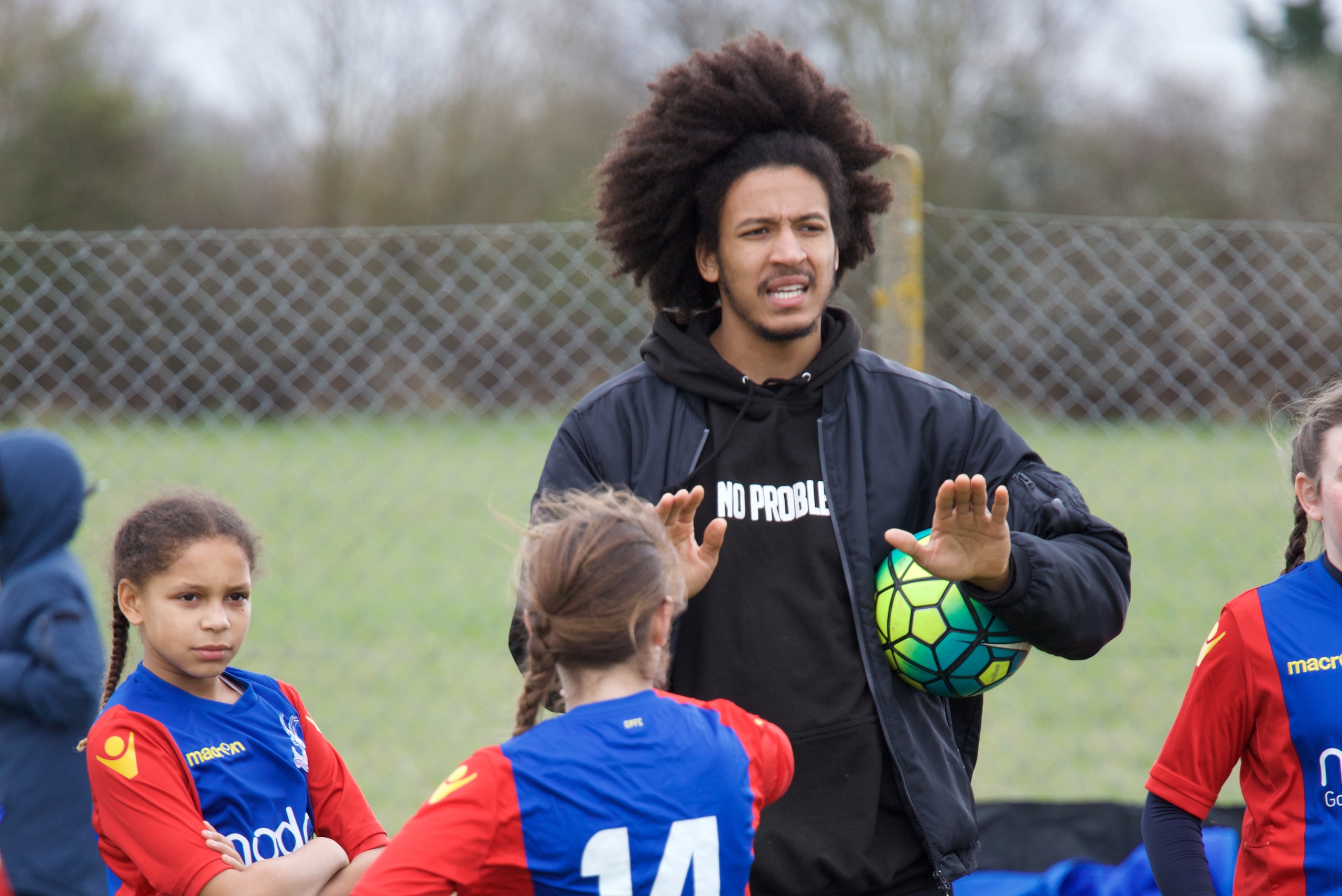 Palace Girls coach Dylan Charlery-Bowen