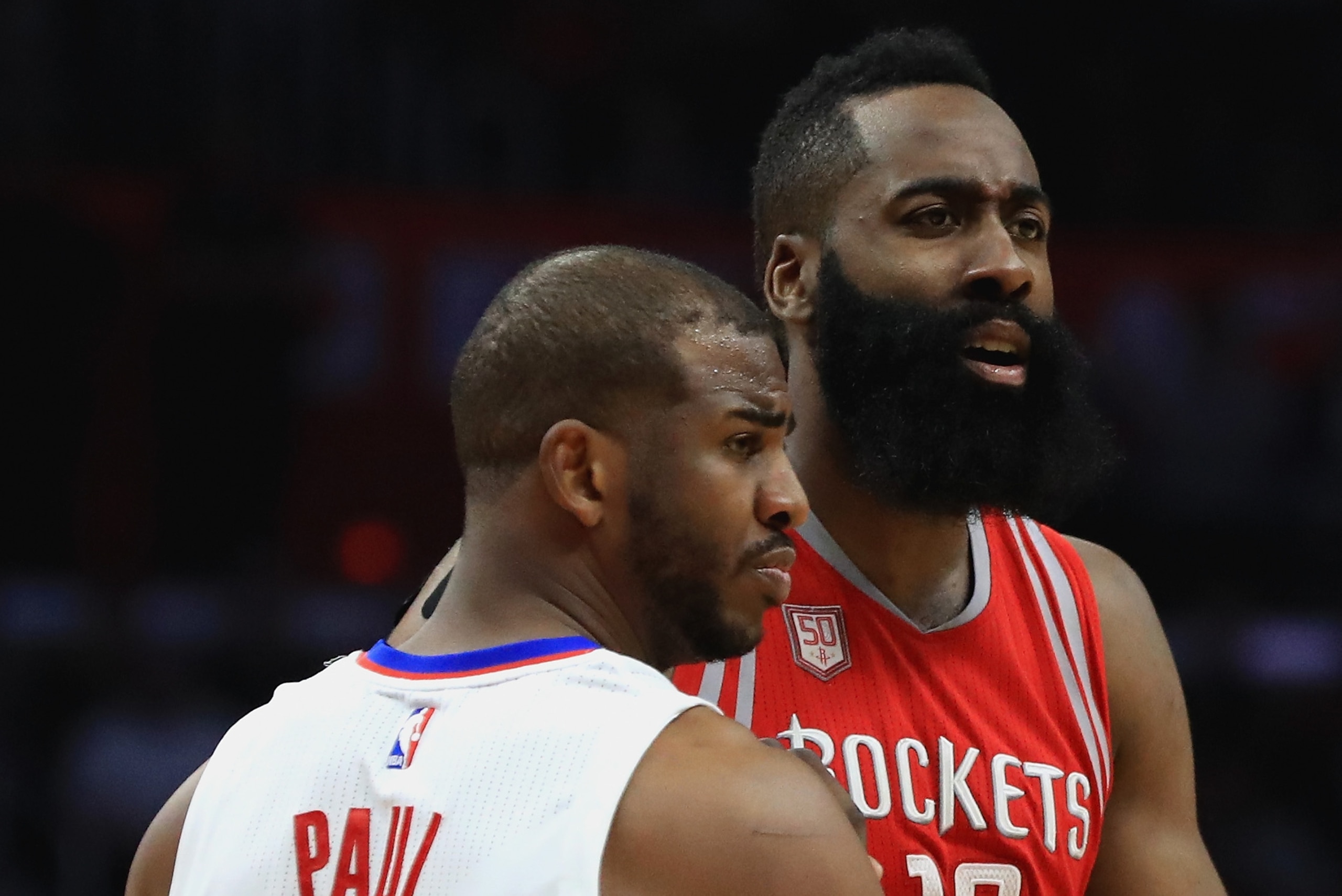 James Harden got no love from the fans during Sunday's game against the Clippers.