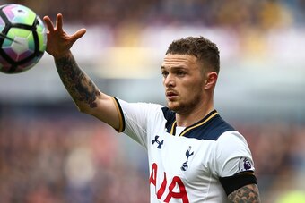 BURNLEY, ENGLAND - APRIL 01: Kieran Trippier of Tottenham Hotspur during the Premier League match between Burnley and Tottenham Hotspur at Turf Moor on April 1, 2017 in Burnley, England. (Photo by Robbie Jay Barratt - AMA/Getty Images)