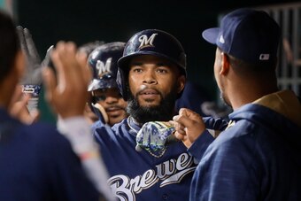 Eric Thames leads the majors with a 1.376 OPS.