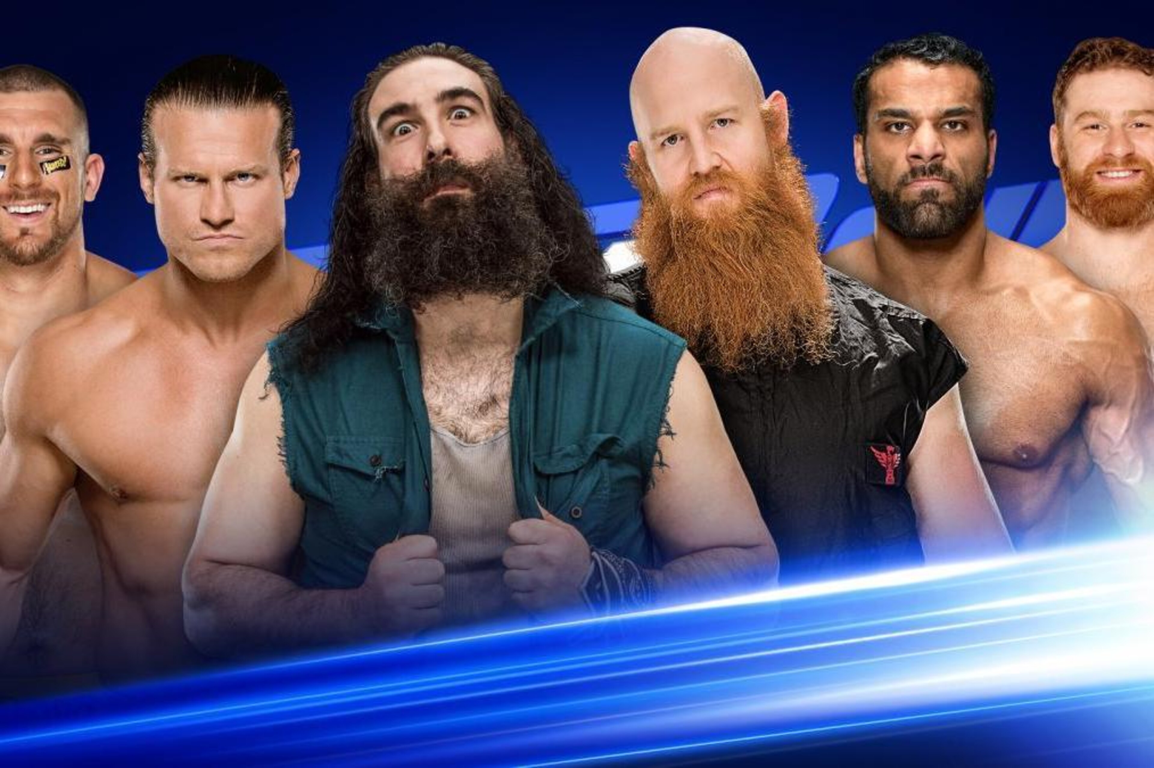 Mojo Rawley, Dolph Ziggler, Luke Harper, Erick Rowan, Jinder Mahal and Sami Zayn will all collide in a No. 1 Contender's match on Tuesday's SmackDown.