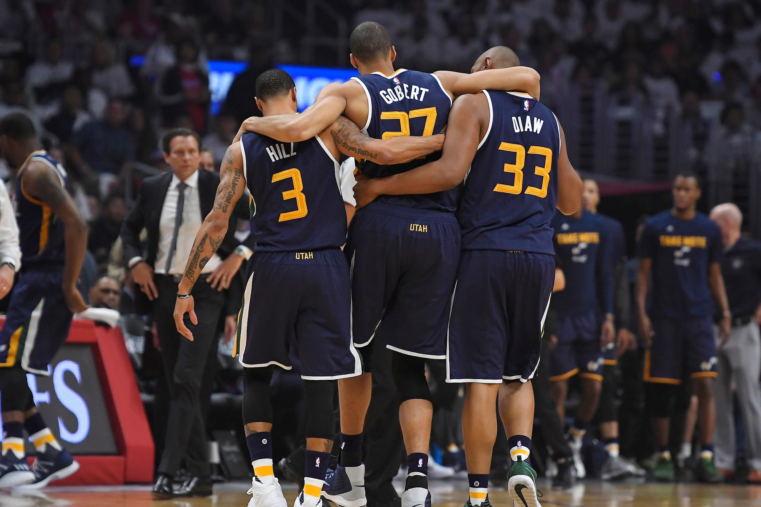 Without Rudy Gobert, the Jazz were outscored in the paint 60-38 in Game 2.