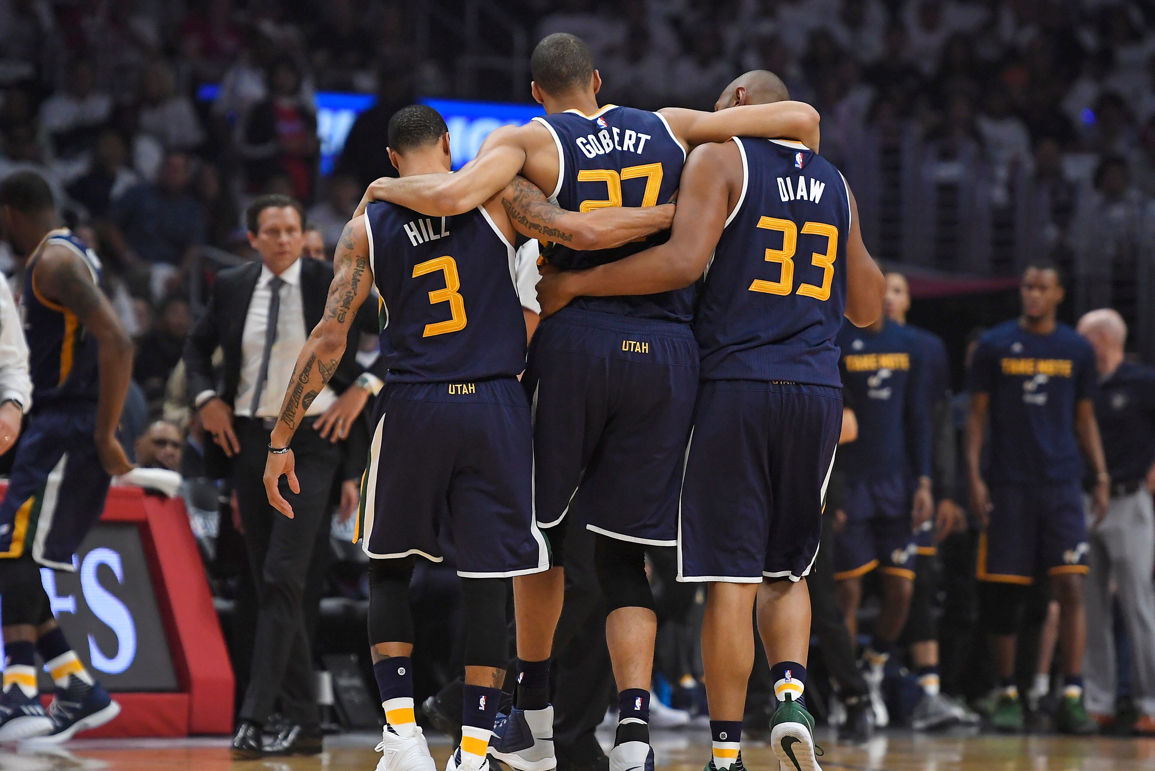 Without Rudy Gobert, the Jazz were outscored in the paint 60-38 in Game 2.