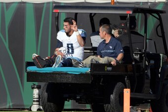 Marcus Mariota's season came to a sudden end when he broke his leg against the Jaguars last December.