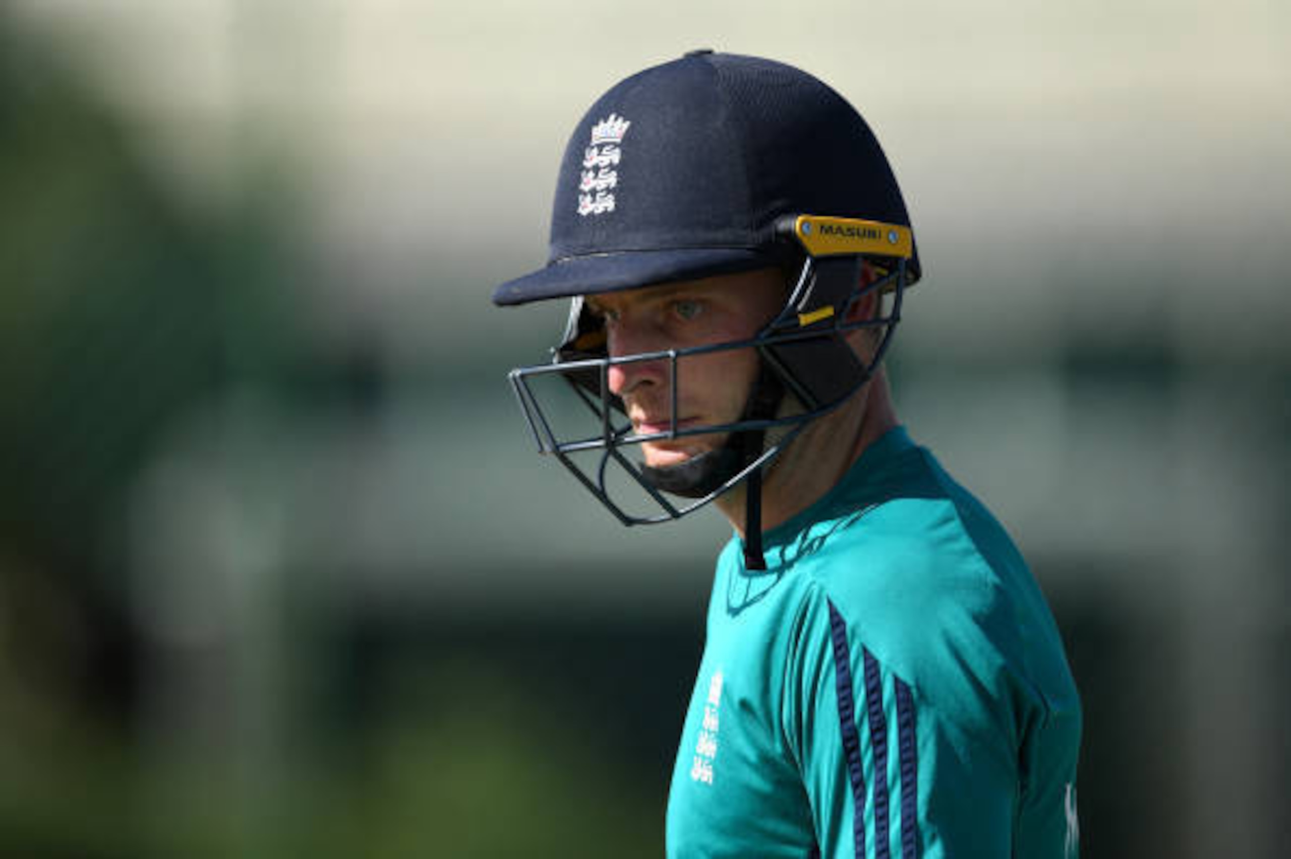 ST JOHNS, ANTIGUA - MARCH 01:  Jos Buttler of England waits to bat during a nets session at the Sir Vivian Richards Stadium on March 1, 2017 in St Johns, Antigua  (Photo by Gareth Copley/Getty Images)